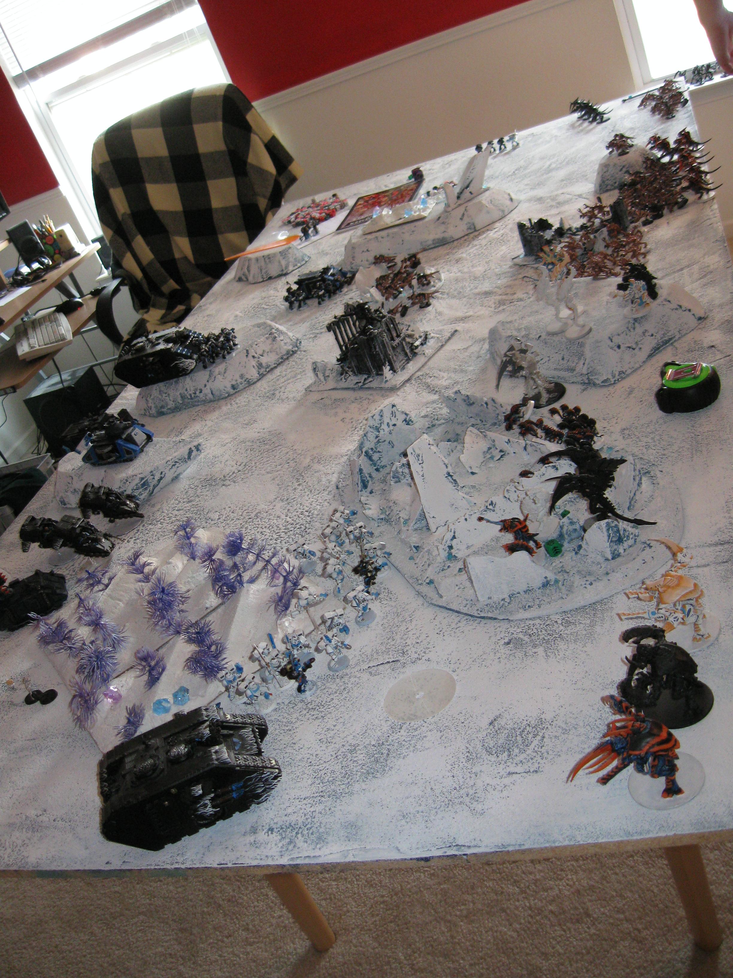 Assault Marines, Battle, Blood Angels, Ice Angels, Tank, Tyranids, Warhammer 40,000