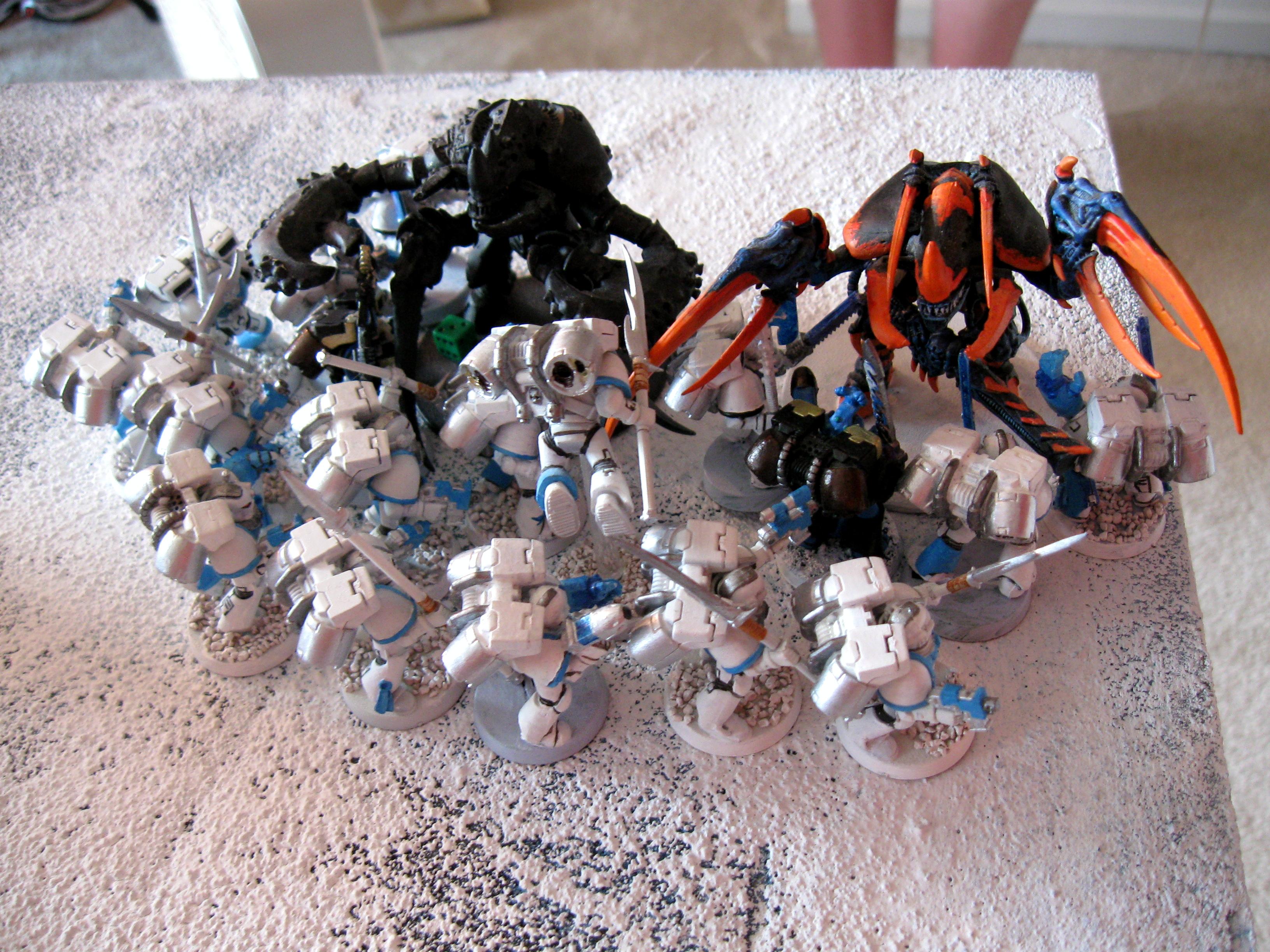 Assault Marines, Battle, Blood Angels, Ice Angels, Tank, Tyranids, Warhammer 40,000