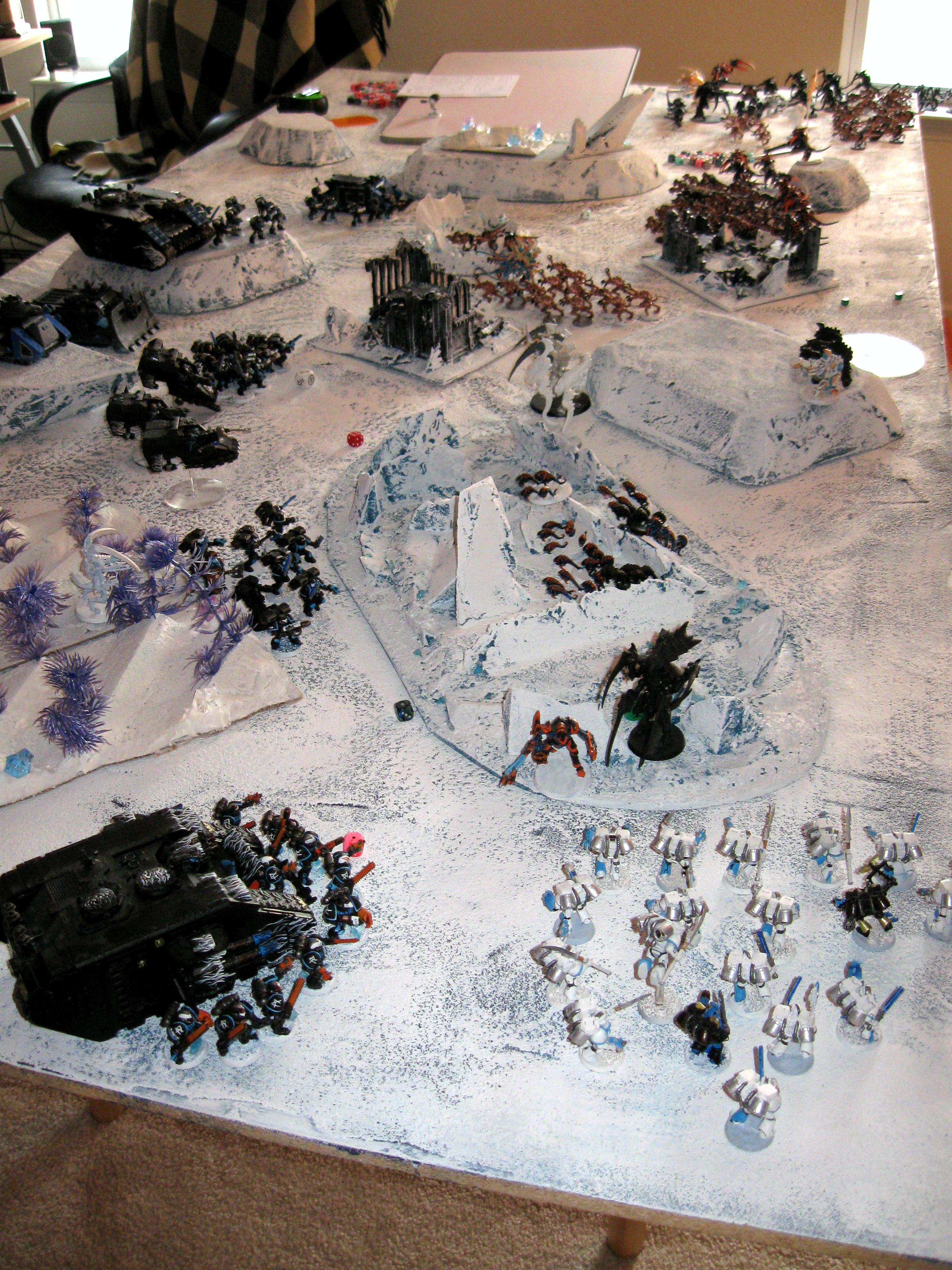 Assault Marines, Battle, Blood Angels, Ice Angels, Tank, Tyranids, Warhammer 40,000