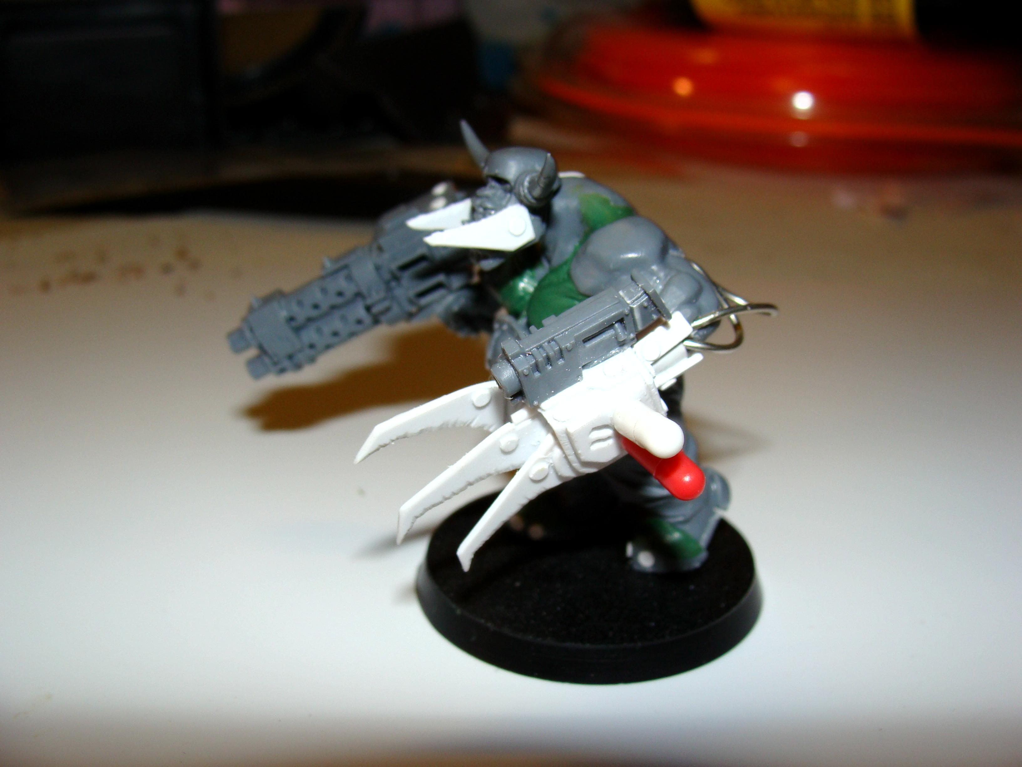 Greenstuff, Orks, Power Klaw, Powerclaw, Scratch Build, Warboss, Work In Progress