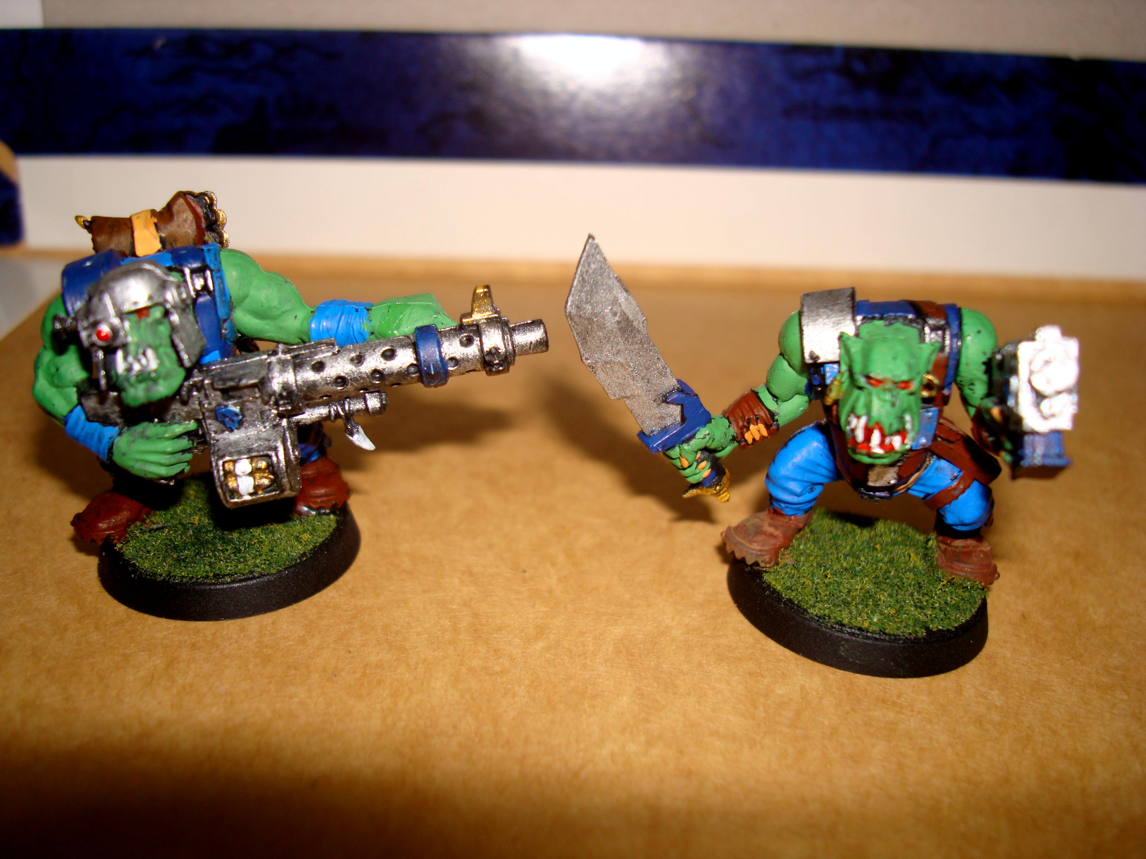 Black, Orks, Reach, Big Shoota and Slugga Boy