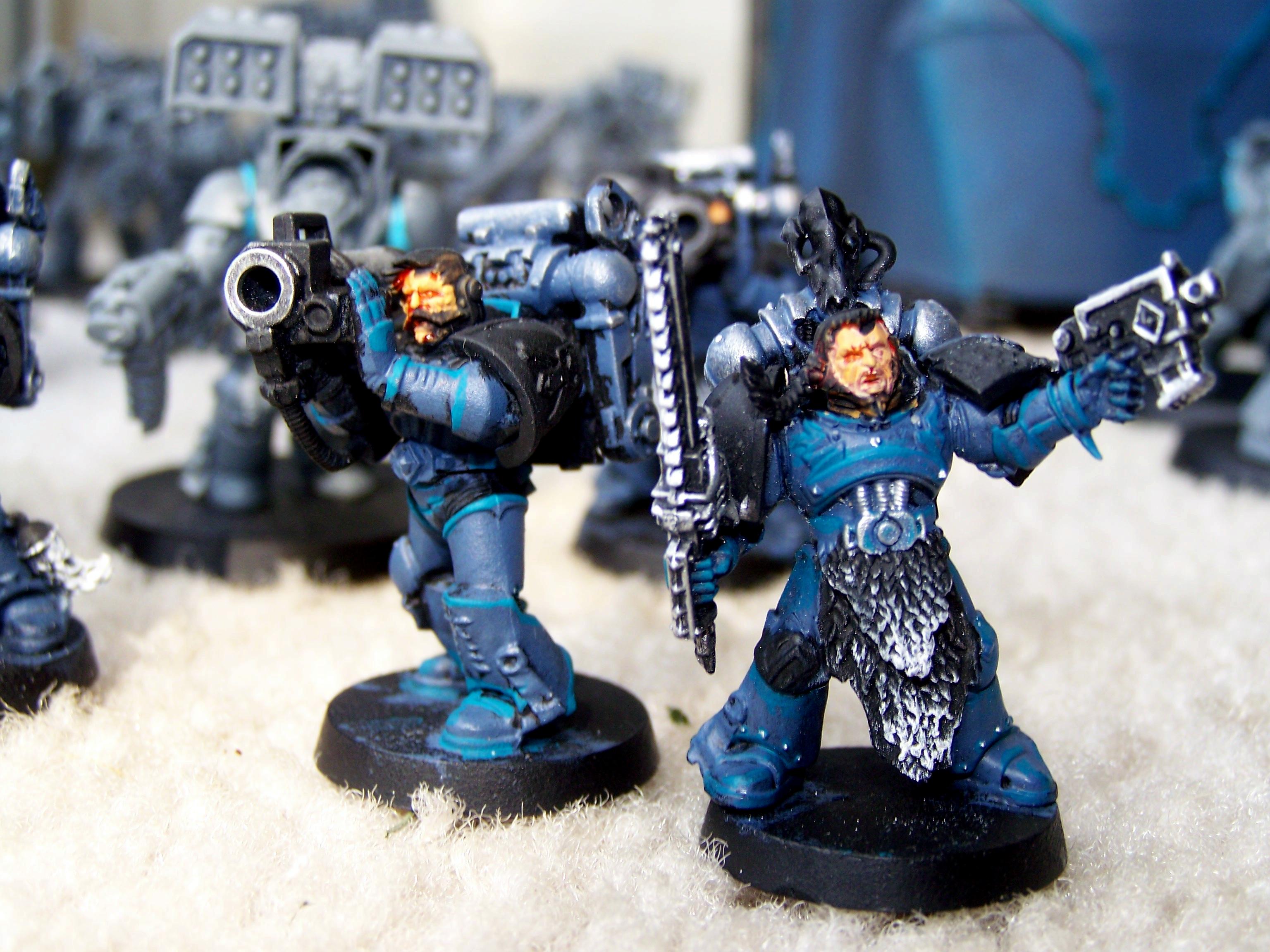 Long Fangs, Space Marines, Space Wolves, Terminator Armor