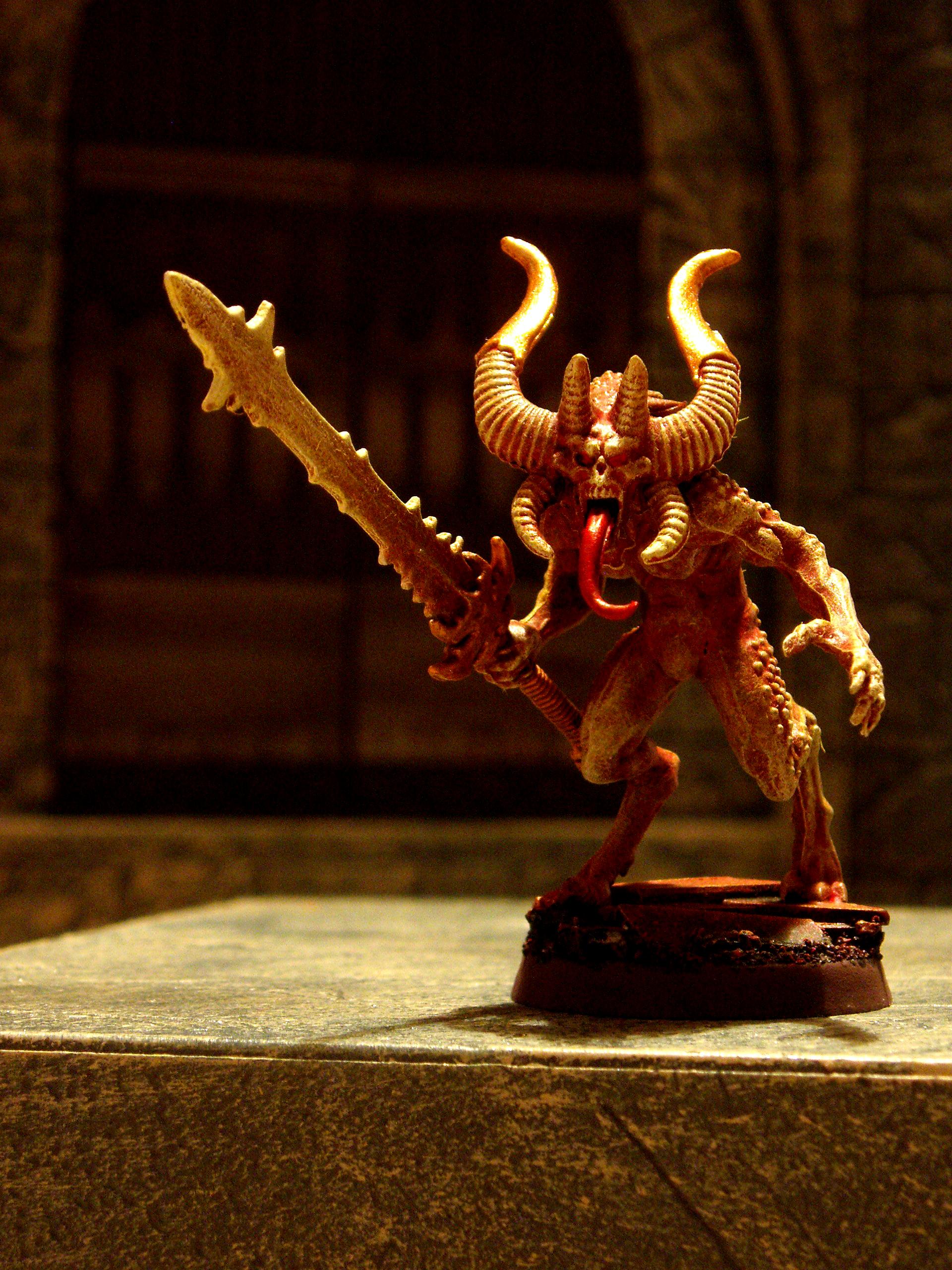 Bloodletters, Daemons, Drybrush, Khorne