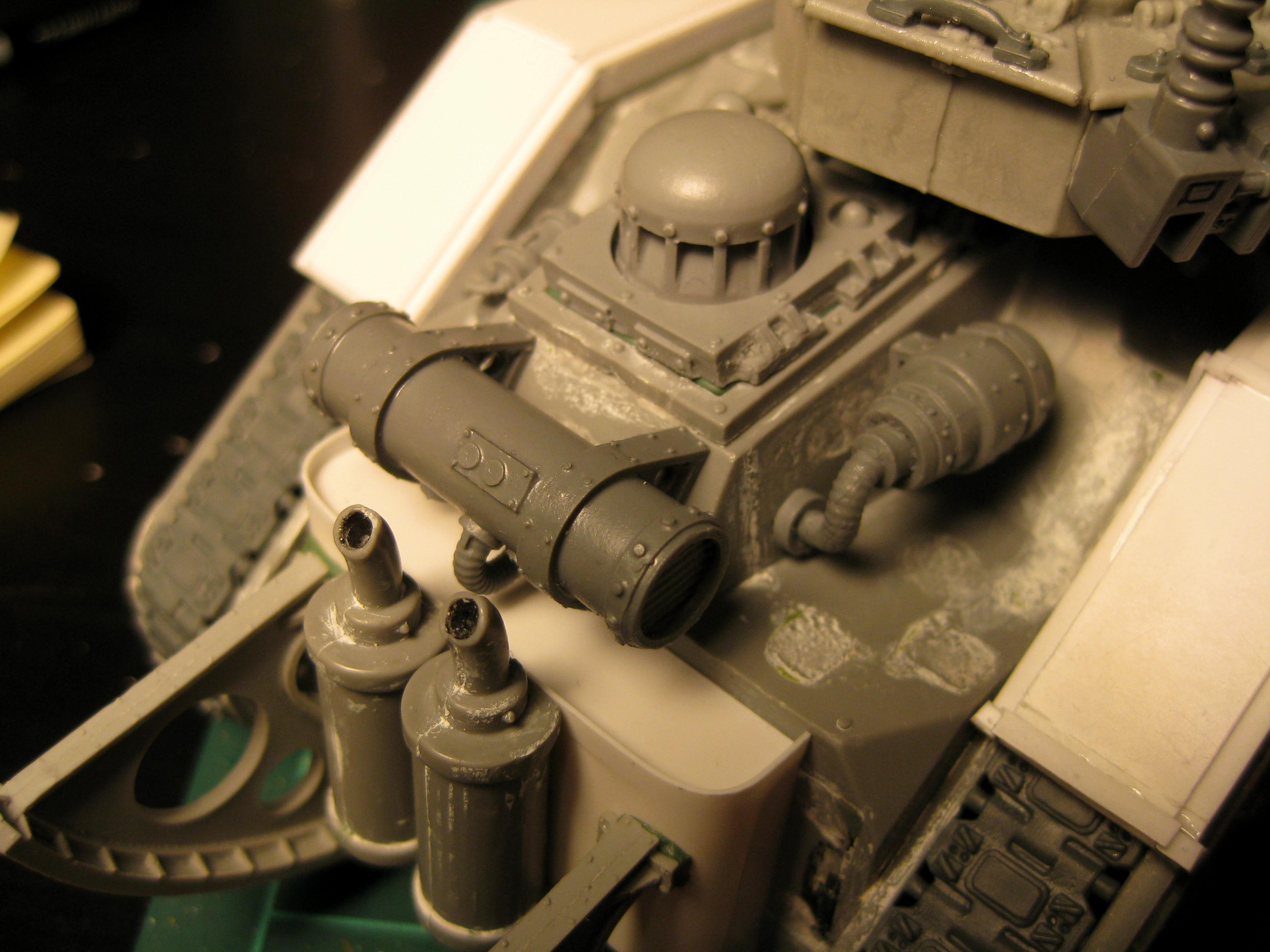 Conversion, Death Korps of Krieg, Imperial Guard, Leman Russ, Work In Progress, Zimmerrit