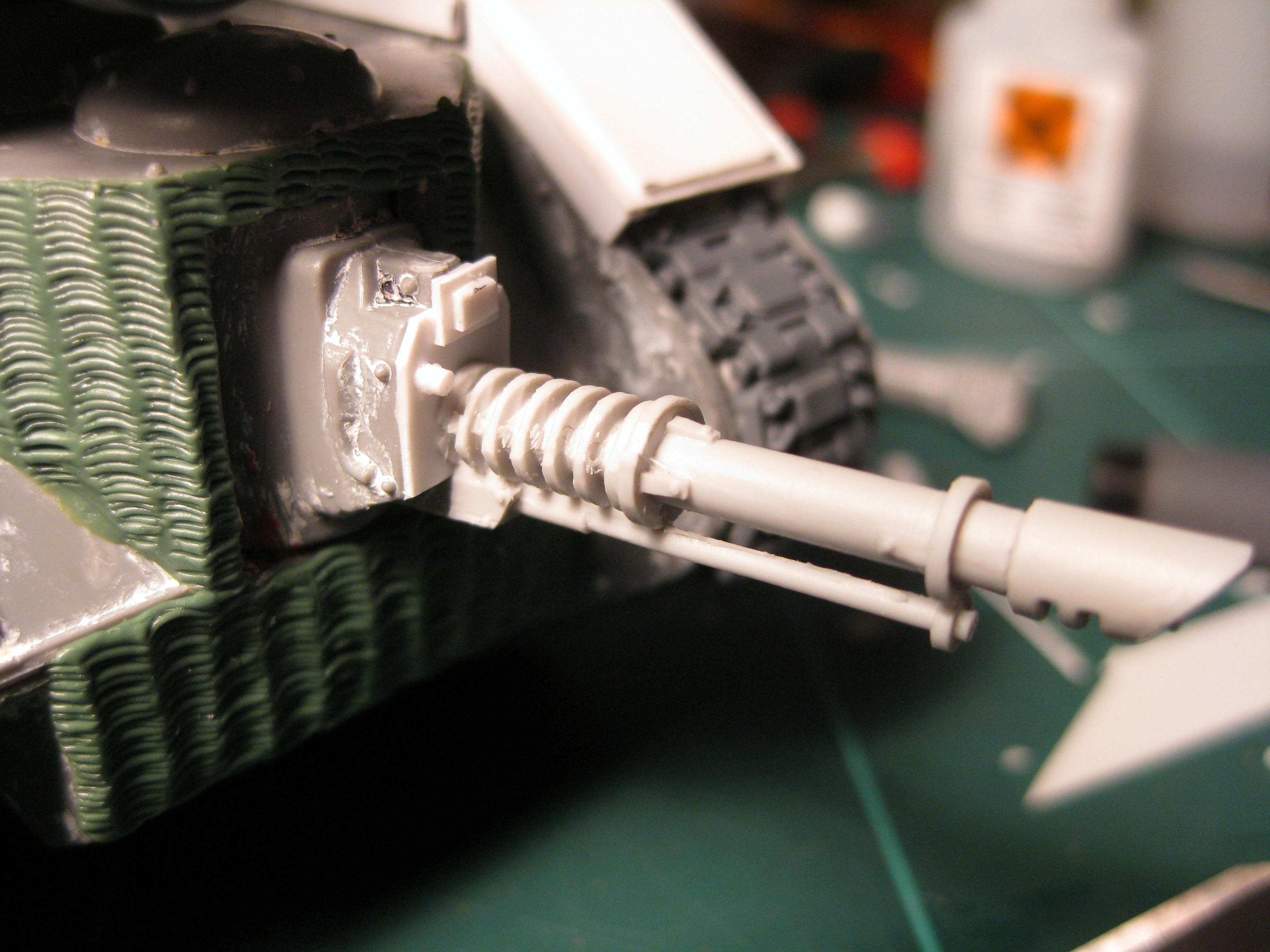 Conversion, Death Korps of Krieg, Imperial Guard, Leman Russ, Work In Progress, Zimmerrit