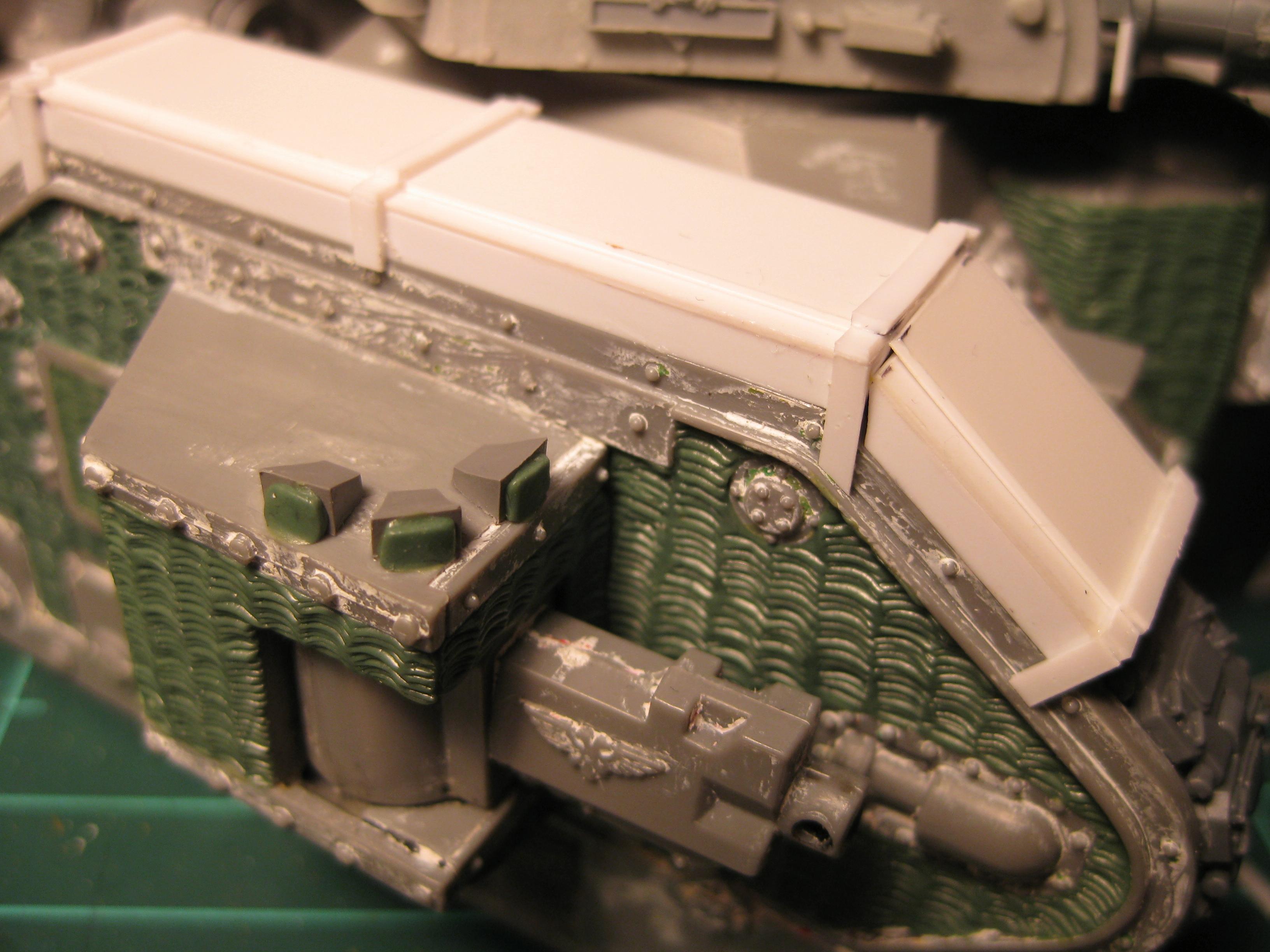 Conversion, Death Korps of Krieg, Imperial Guard, Leman Russ, Work In Progress, Zimmerrit