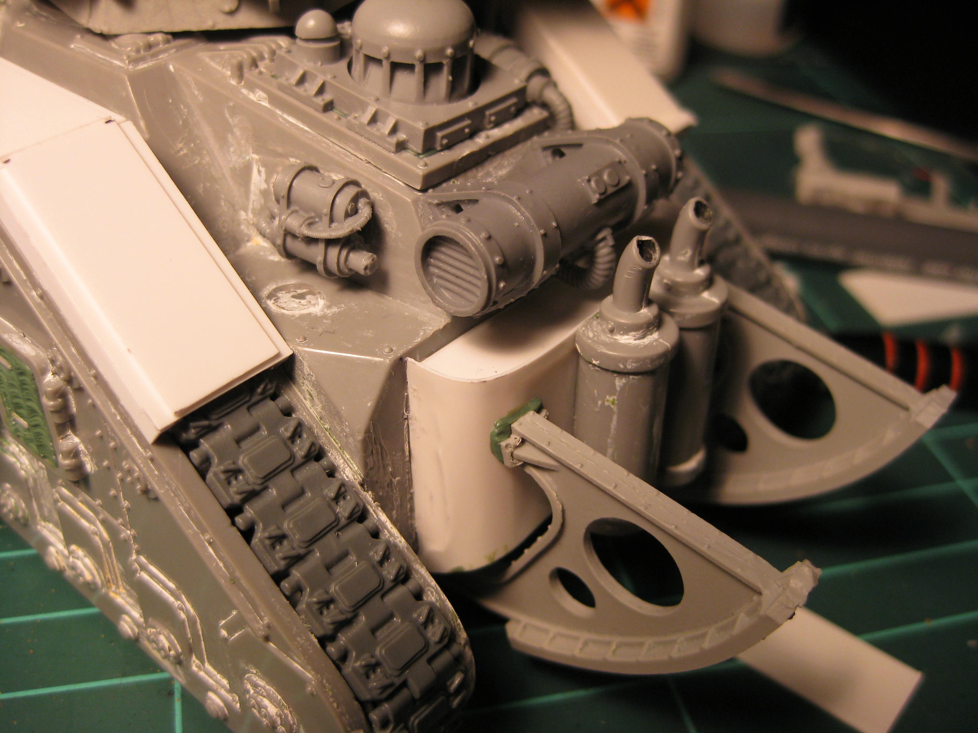 Conversion, Death Korps of Krieg, Imperial Guard, Leman Russ, Work In Progress, Zimmerrit