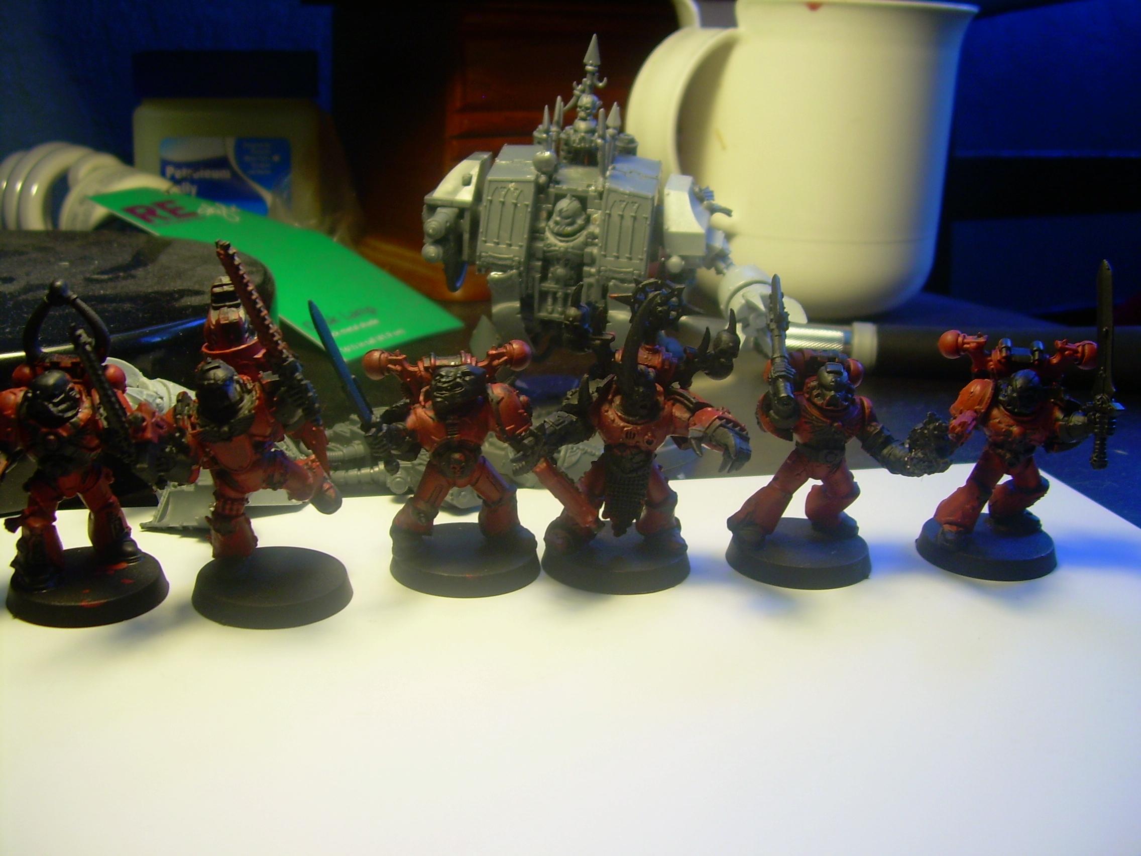 I've been basecoating as many CSM as i can with red foundation before i go to the next step