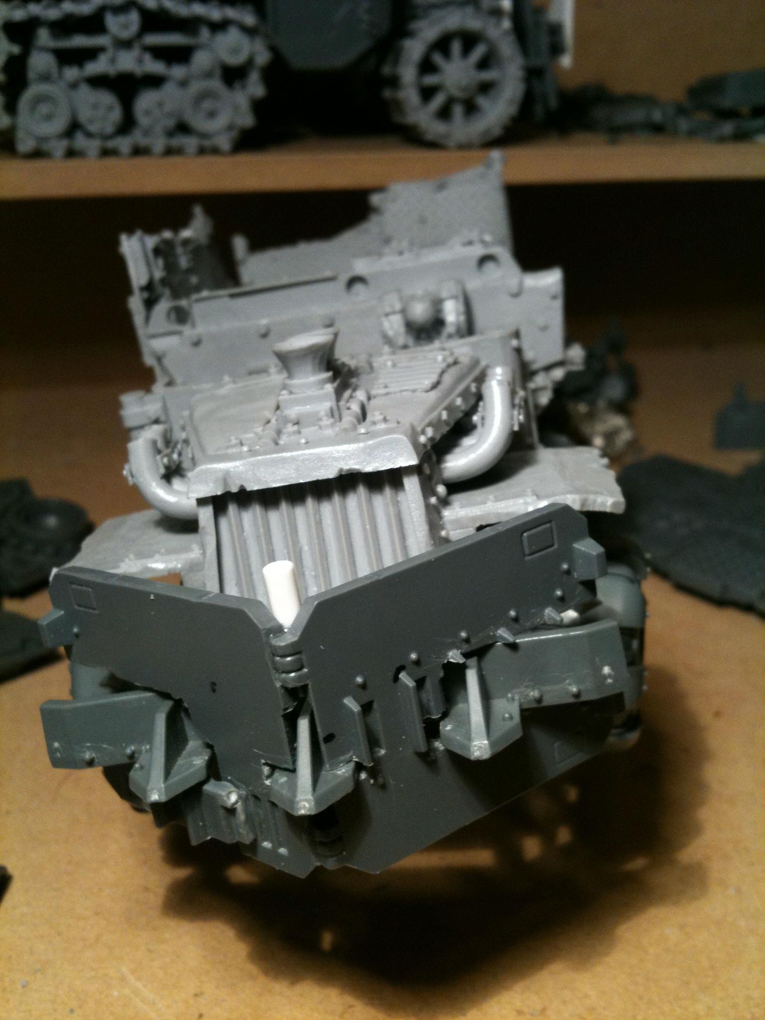 Da Dark Angelz, Orks, Trukk, Work In Progress