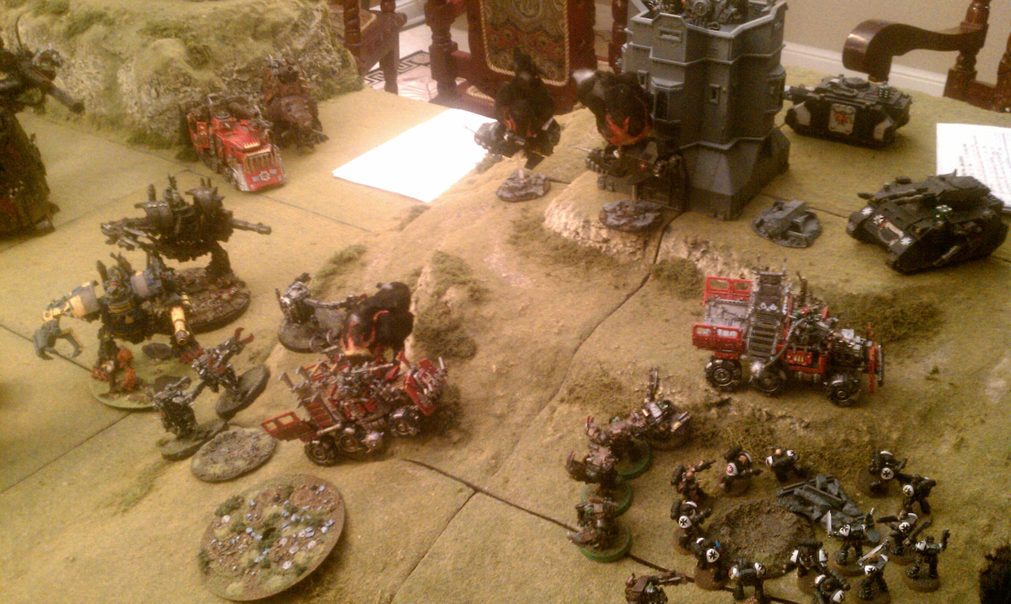 Turn 5 Templars Turn 5 hammer boyz and MANz truck, MANz look for revenge