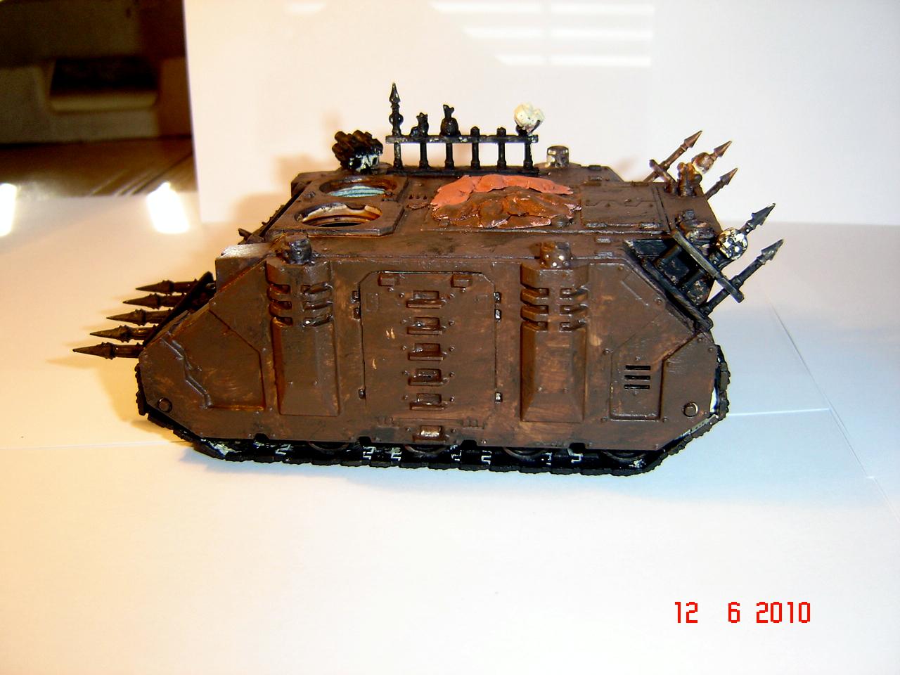 Chaos, Dark Mechanicus, Heretek, Rhino, Work In Progress