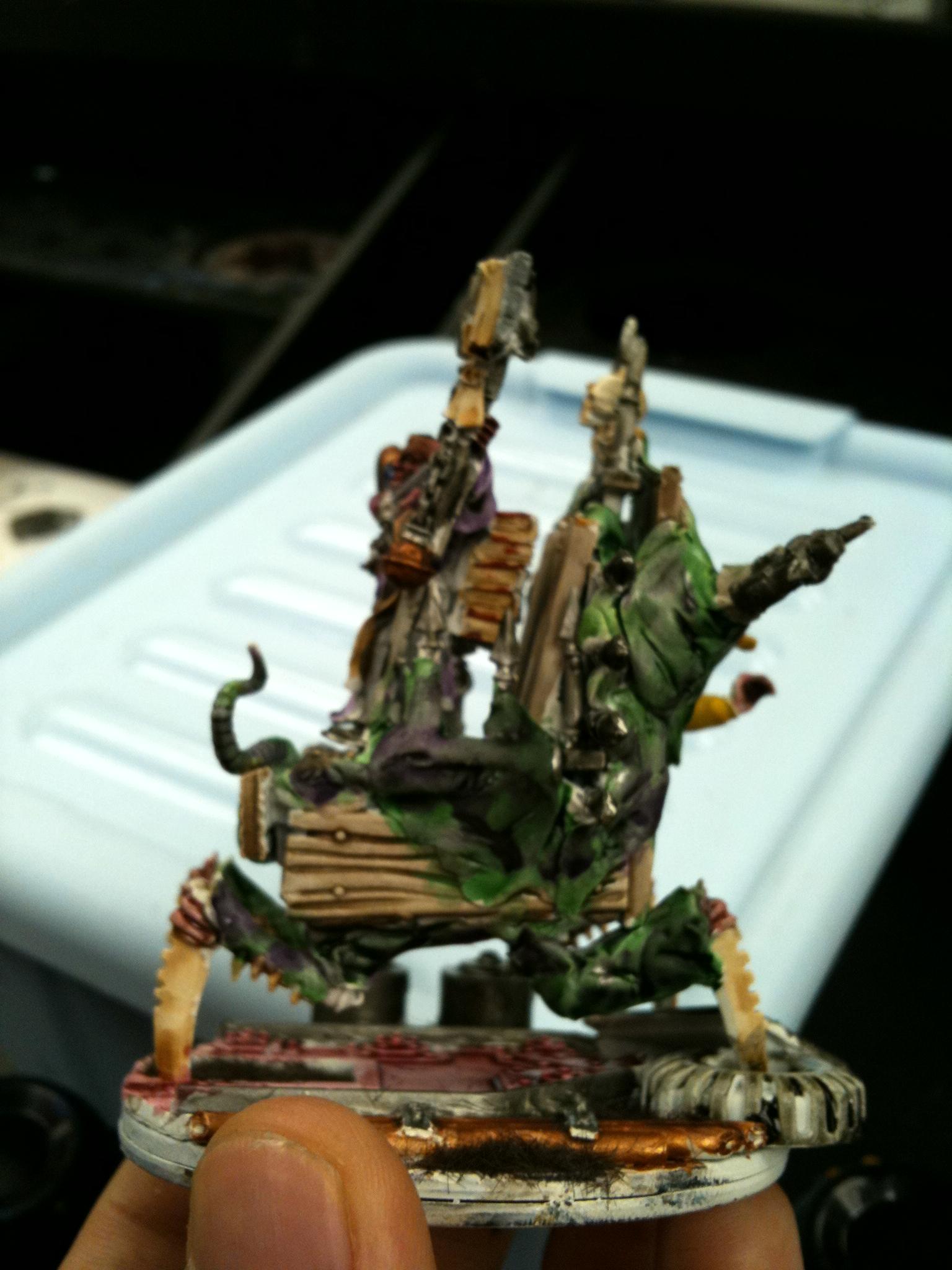 CSM sorcer on a palaquin of nurgle