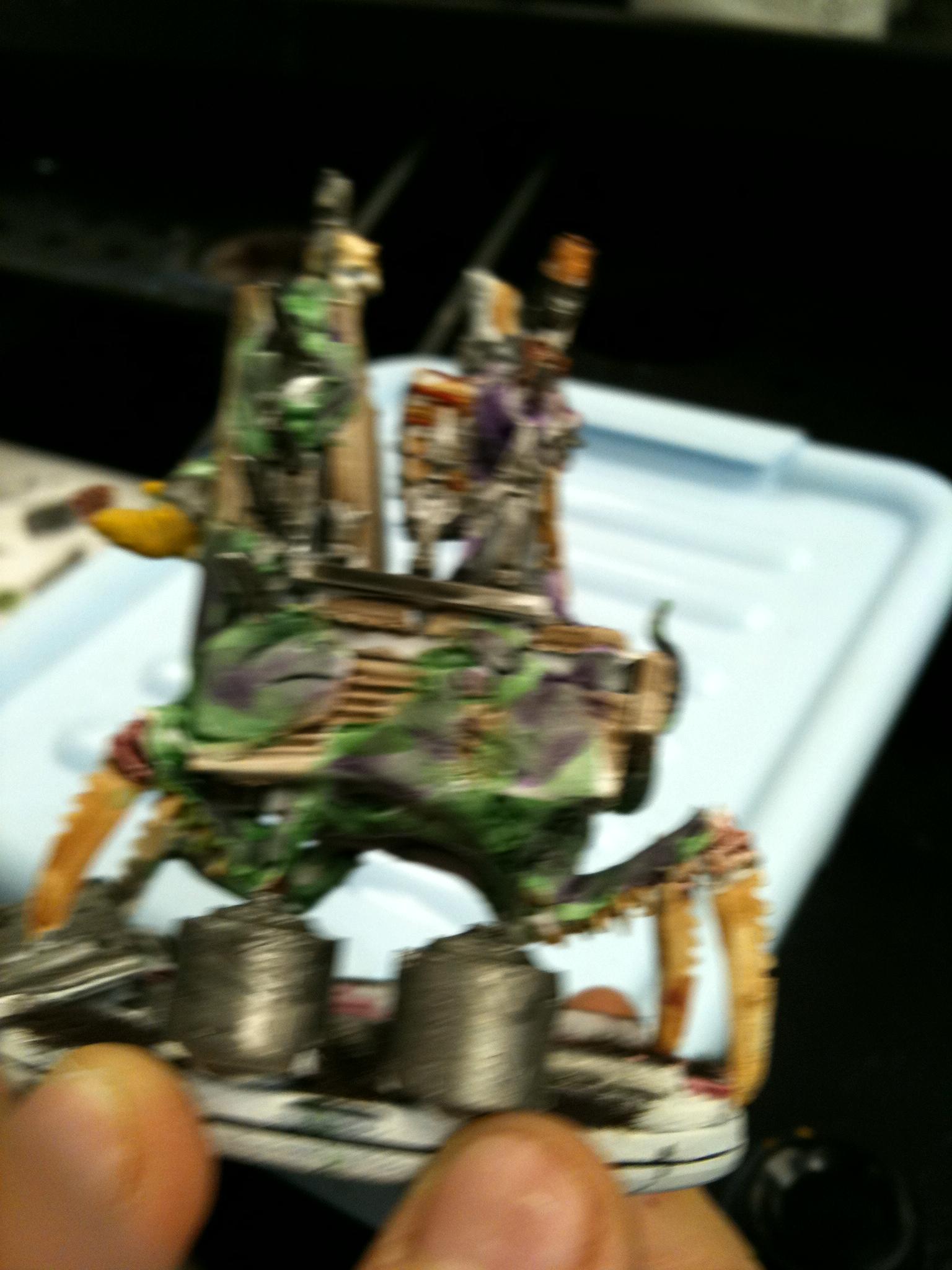 CSM sorcer on a palaquin of nurgle