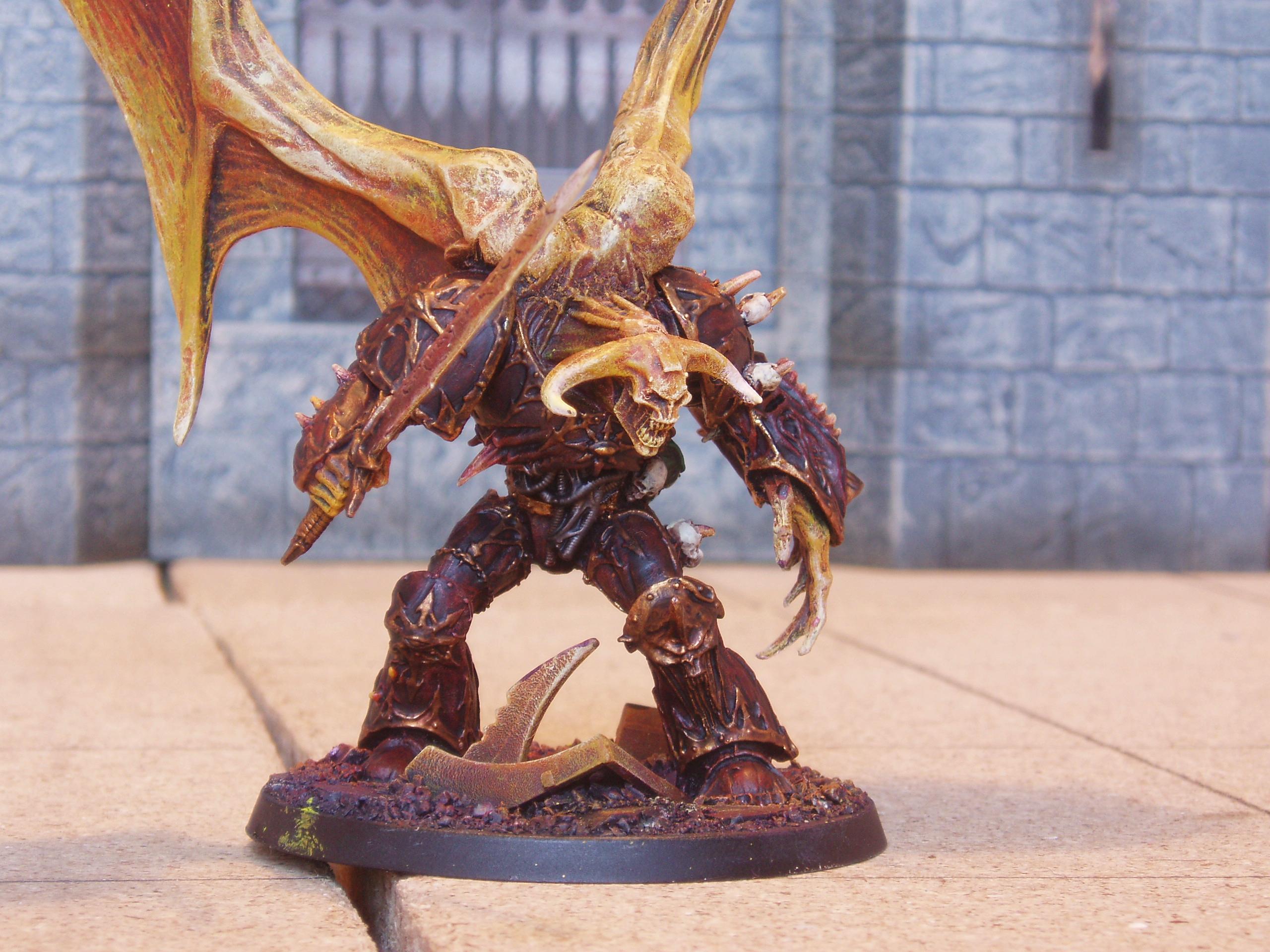 Custom Base, Daemon Prince, Khorne, Warhammer 40,000