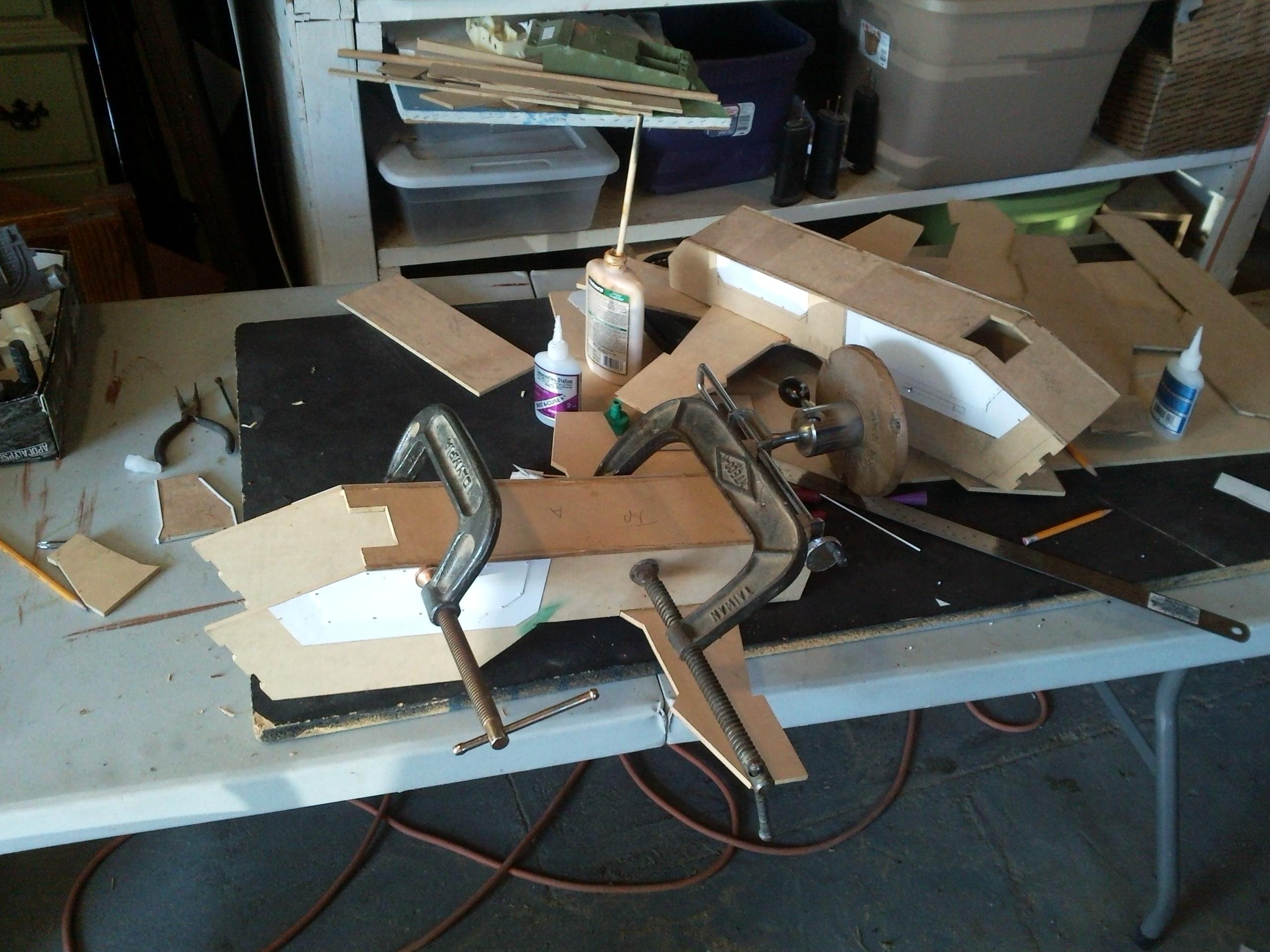 I really need some better wood clamps.  