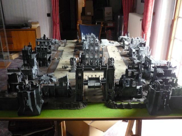 Game Table, Terrain, Very Very Cool And Really Oozes The Dark Gothic Tones 40k Tries To Convey, Very Very Cool And Really Oozes The Dark Gothic Tones 40k Tries To Convey