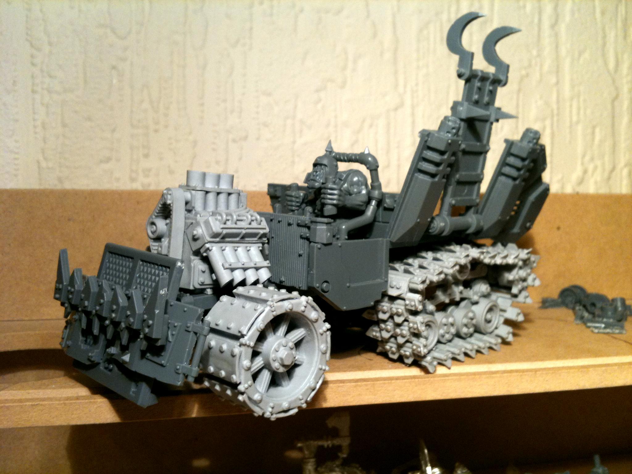 Da Dark Angelz, Orks, Trukk, Work In Progress