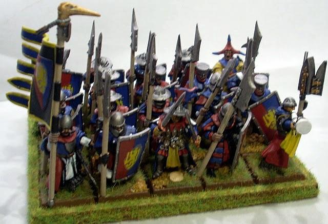 Bowmen, Bretonnians, Green Knight, Men At Arms, Trebuchet, Warhammer Fantasy