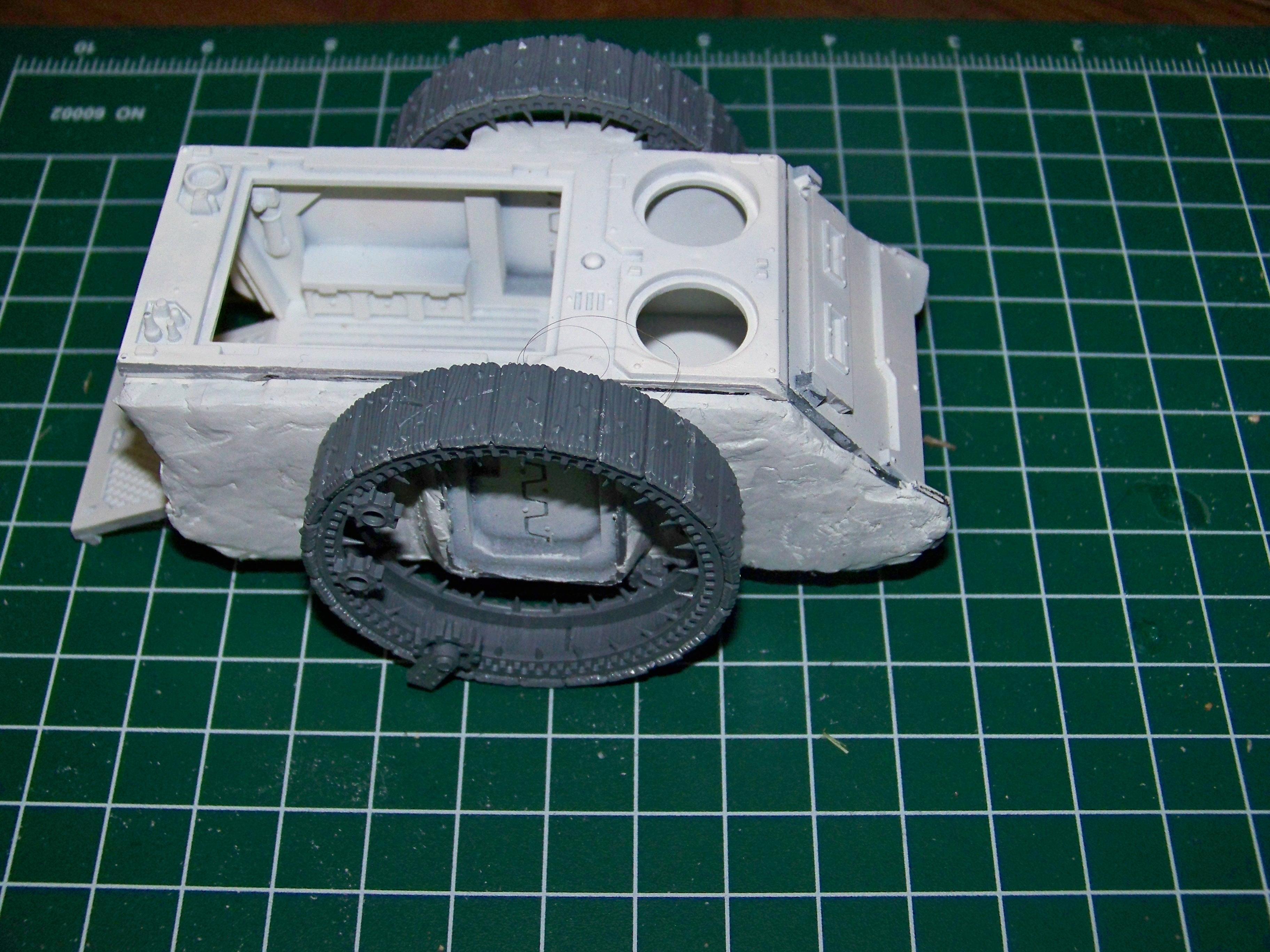 Wheel test fitting side view