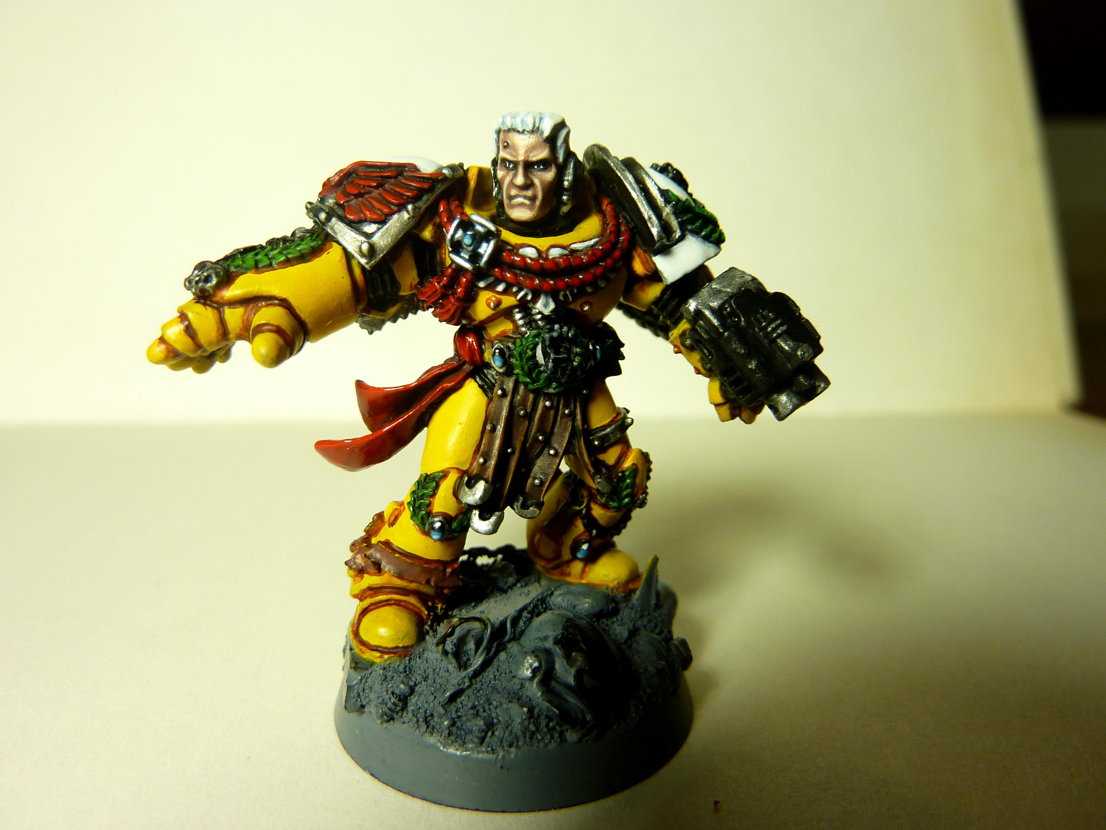Captain, Imperial Fists, Space Marines, Warhammer 40,000