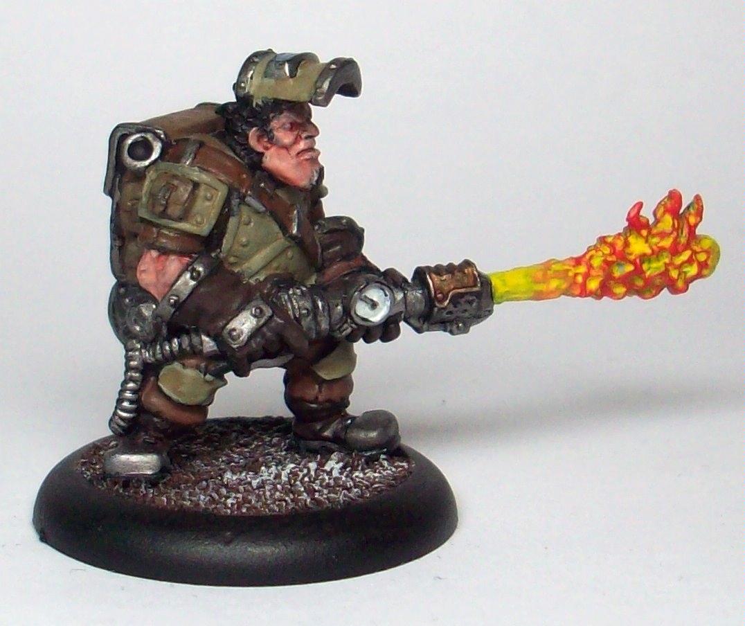 Flamer, Mercenary, Rhulic, Warmachine