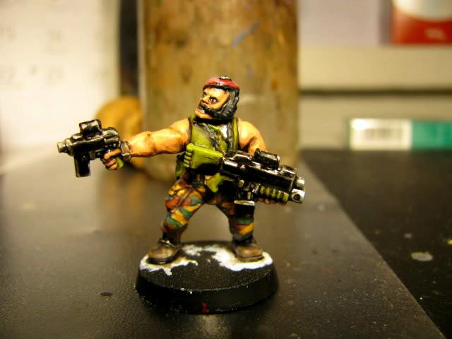 3rd, Belgium, Camouflage, Conversion, Darkon, Imperial Guard, Sergeant, Veteran, Warhammer 40,000, Work In Progress