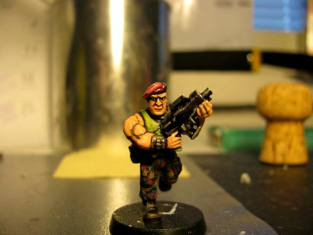 3rd, Belgium, Camouflage, Conversion, Corporal, Darkon, Imperial Guard, Veteran, Warhammer 40,000, Work In Progress