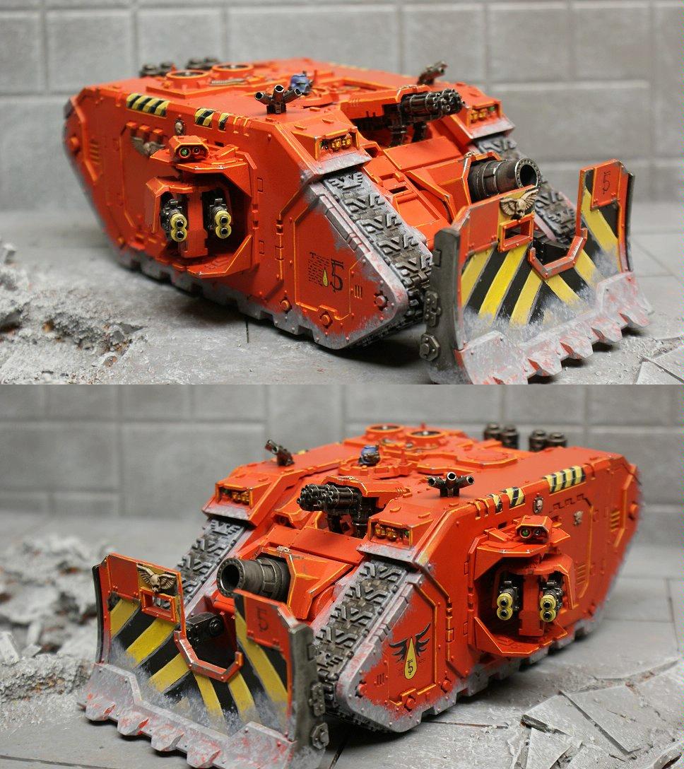 Astartes, Blood Angels, Dozer, Firstborn, Imperial, Land Raider, Red, Space Marines, Warhammer 40,000