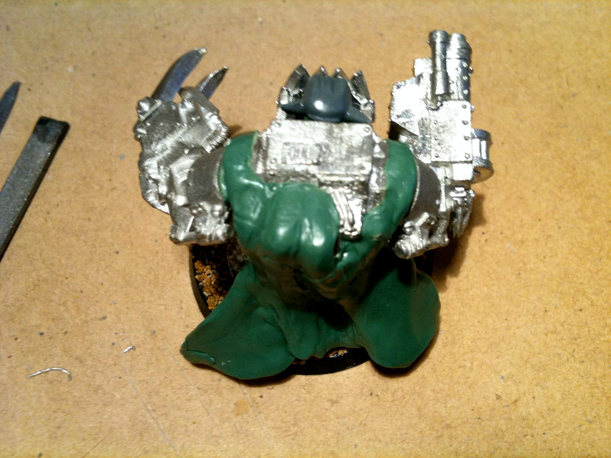 Da Dark Angelz, Meganob, Orks, Twin Linked Shoota, Work In Progress