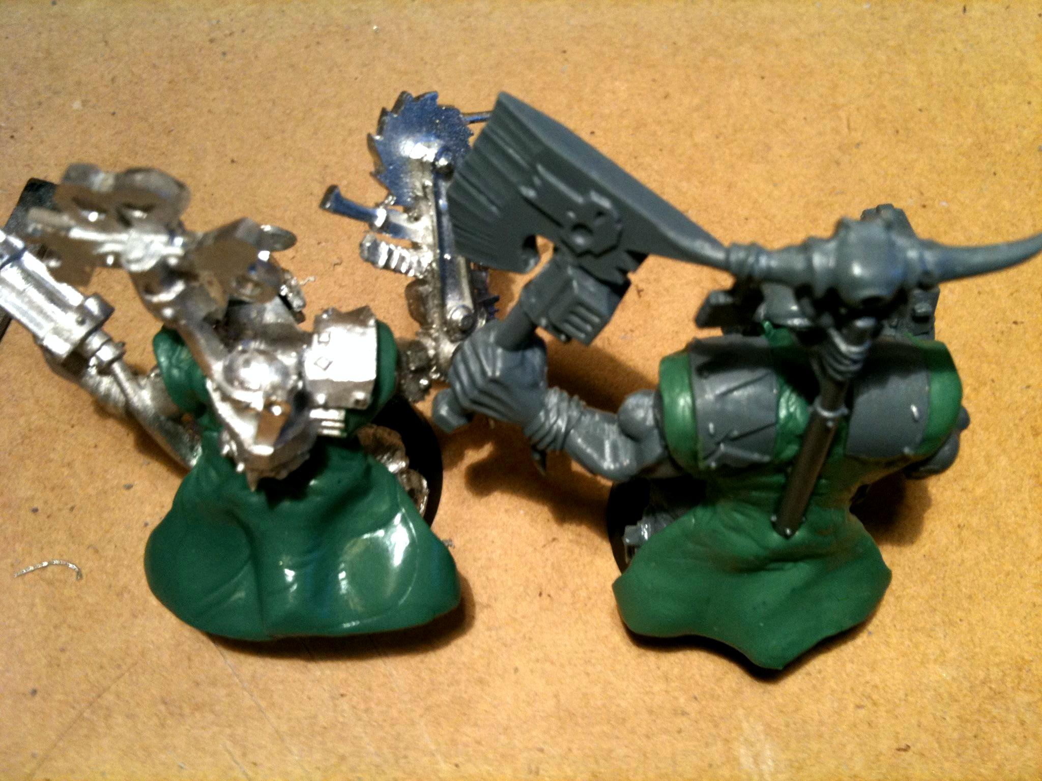 Bosspole, Da Dark Angelz, Nob, Orks, Painboy, Work In Progress