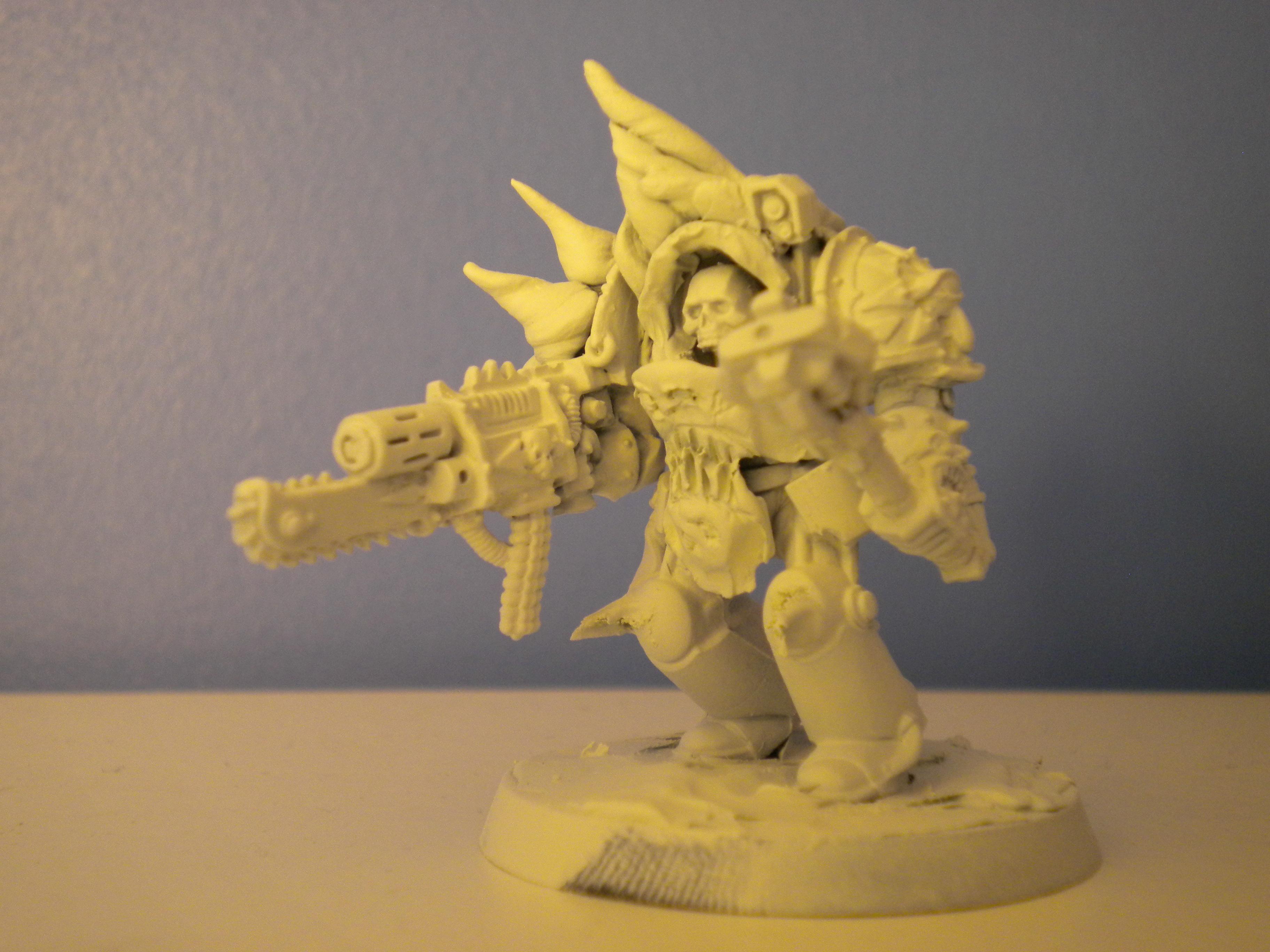 Bio Mechanical, Chaos, Chaos Space Marines, Conversion, Nurgle, Thousand Sons, Tzeentch