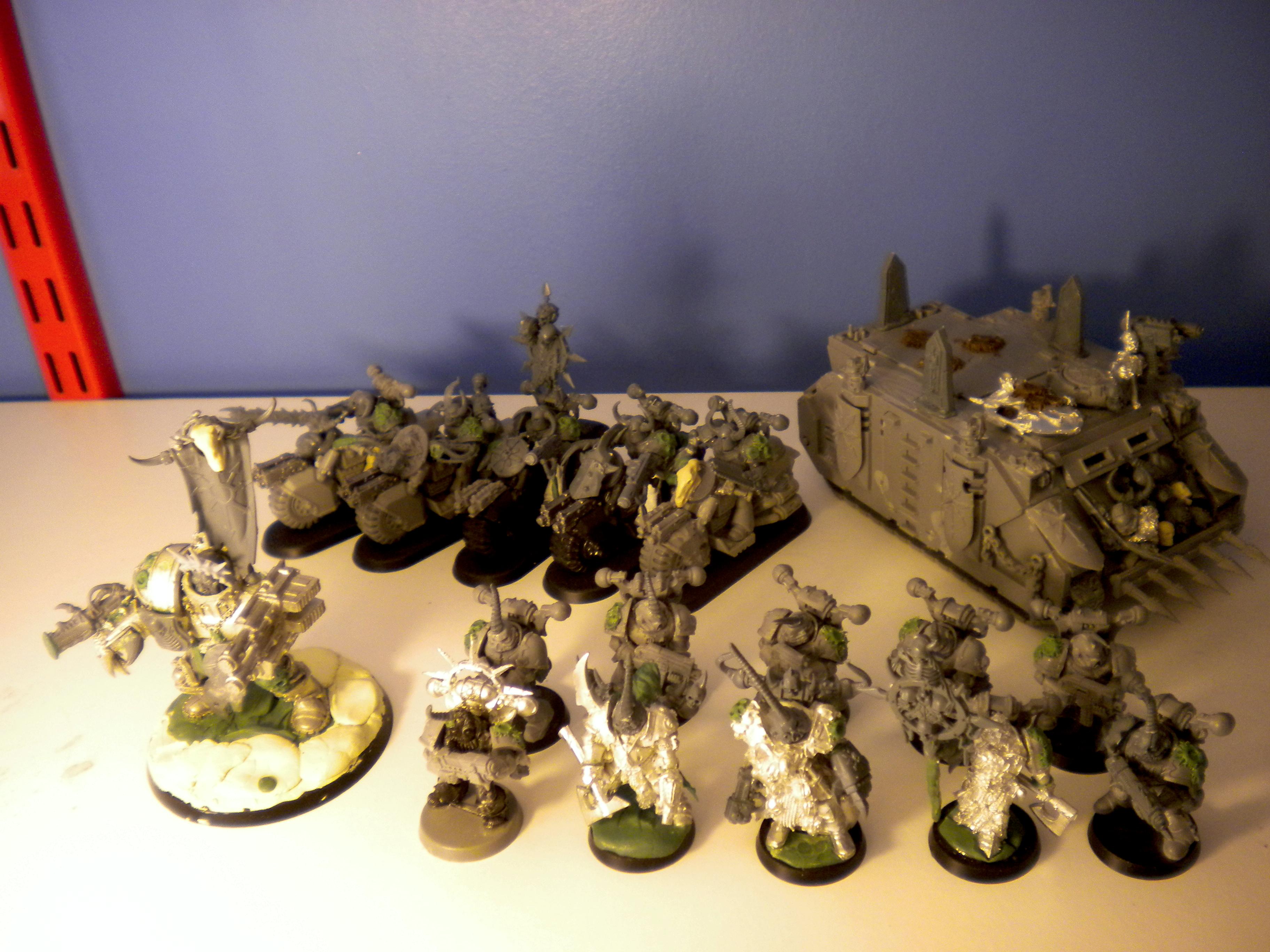 Bio Mechanical, Chaos, Chaos Army, Chaos Rhino, Chaos Space Marines, Conversion, Daemon Prince, Defiler, Nurgle, Nurgle Army, Painted Chaos, Plague Marines, Thousand Sons, Tzeentch