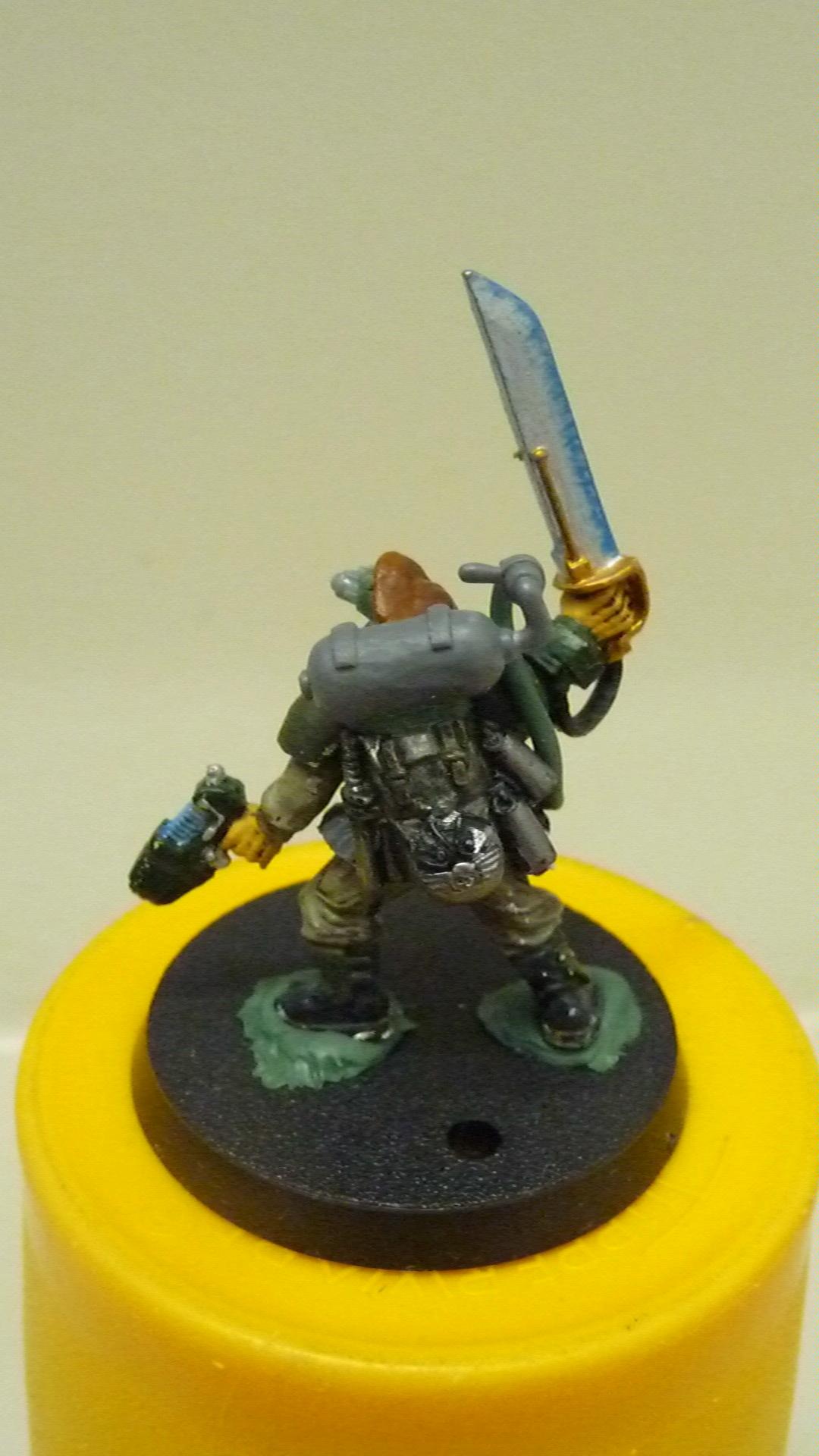 Imperial Guard, Pistol, Power Sword, Sargeant