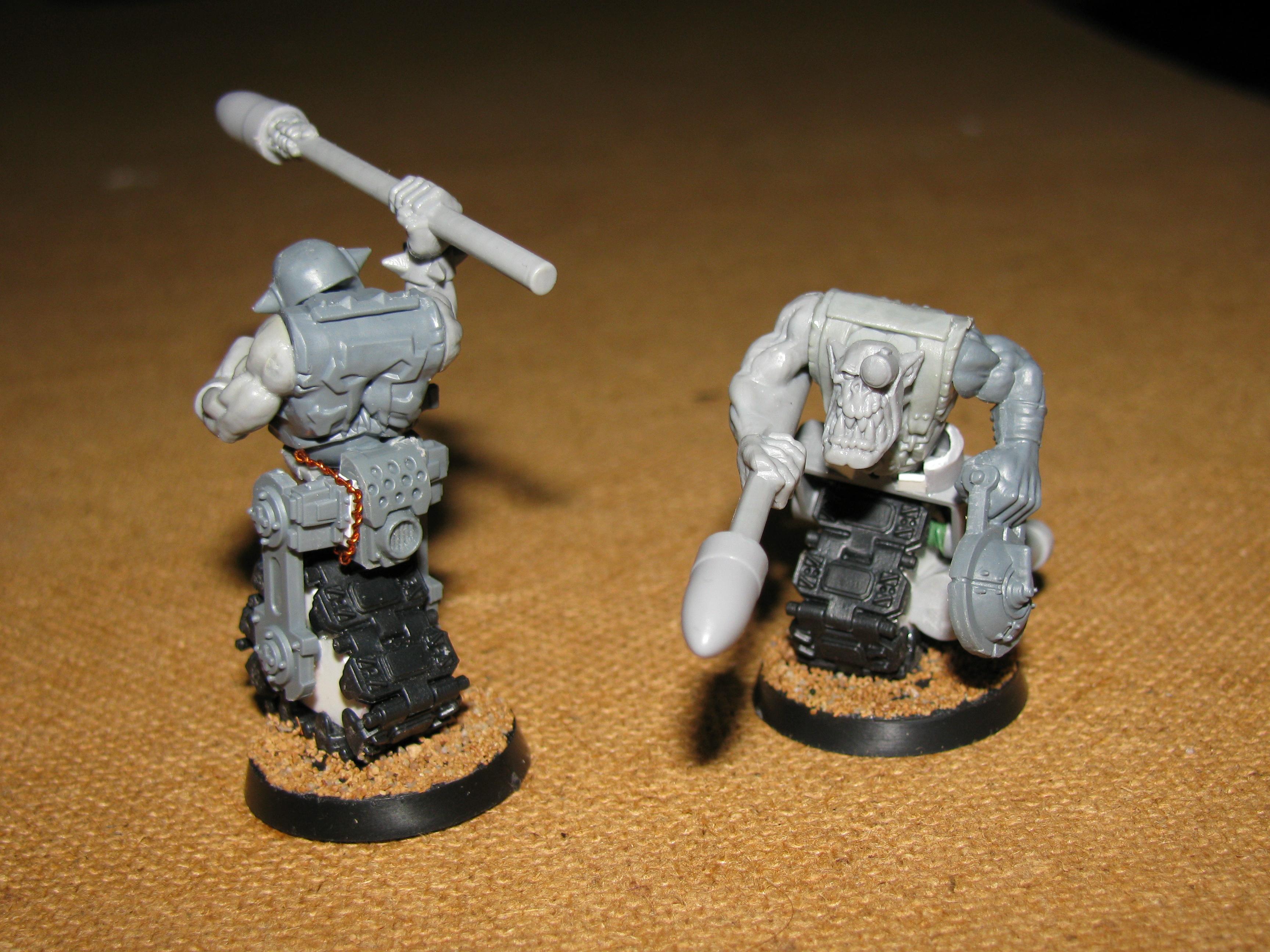 Bionik, Conversion, Cybork, Cyborks, Gorkamekka, Mekanik, Mekboy, Orks, Warhammer 40,000, Work In Progress