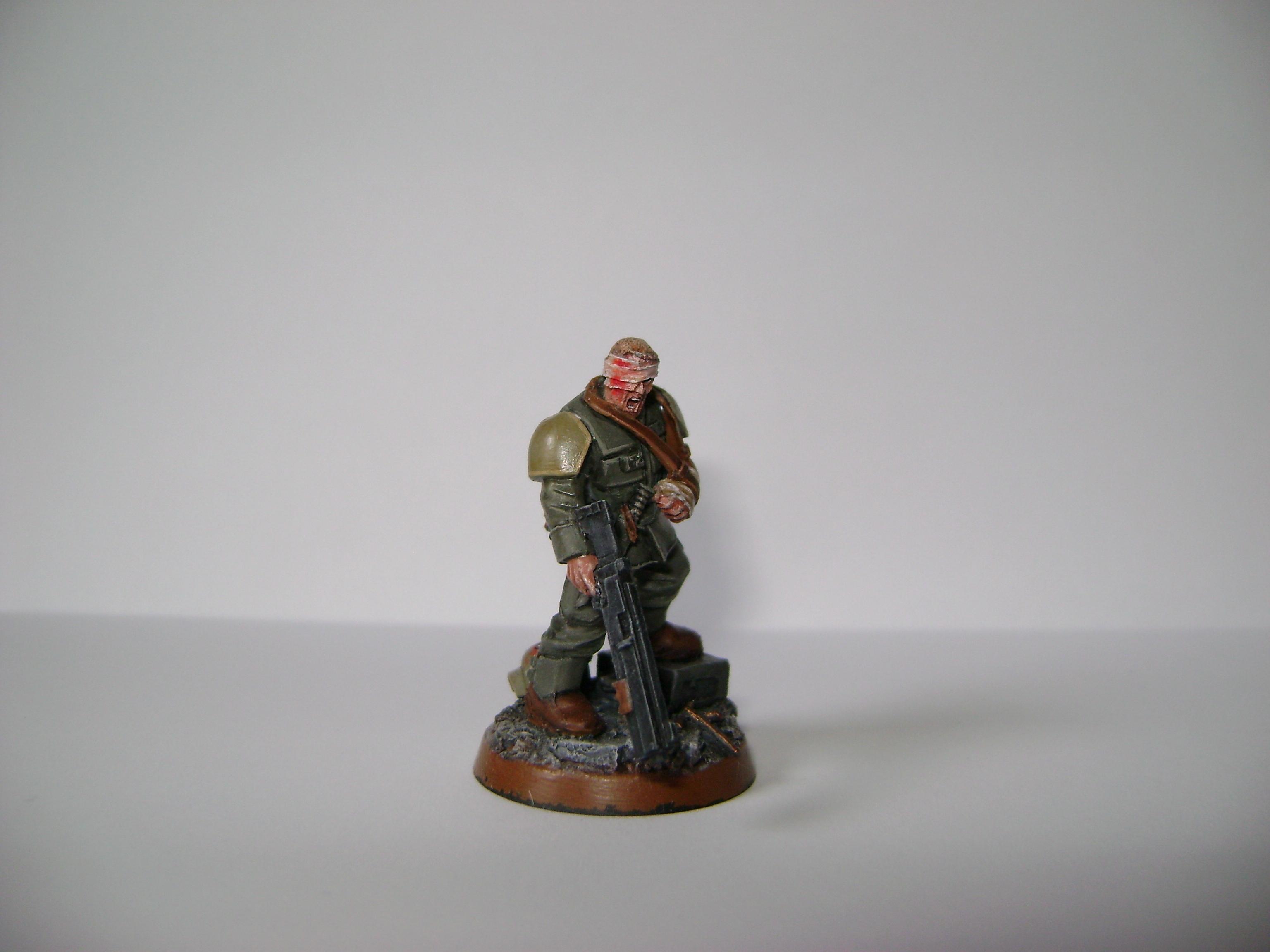 Crew, Imperial Guard, Veteran, Warhammer 40,000, Wounded