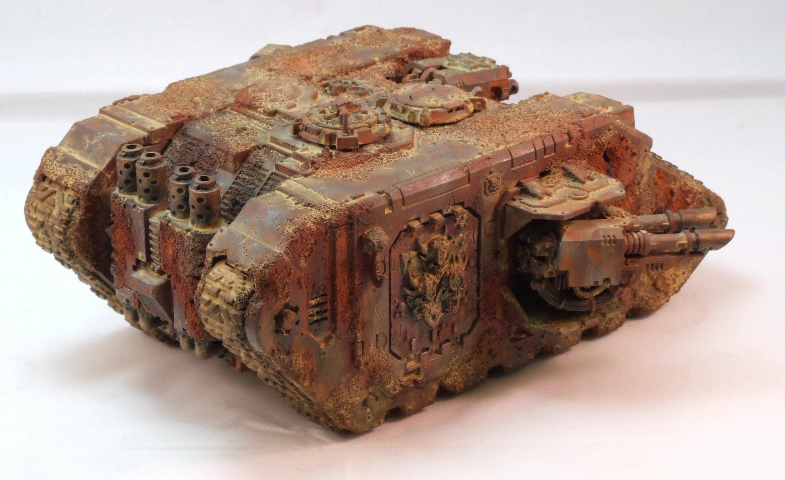 Chaos Space Marines, Land Raider, Tank, Warhammer 40,000, Weathered