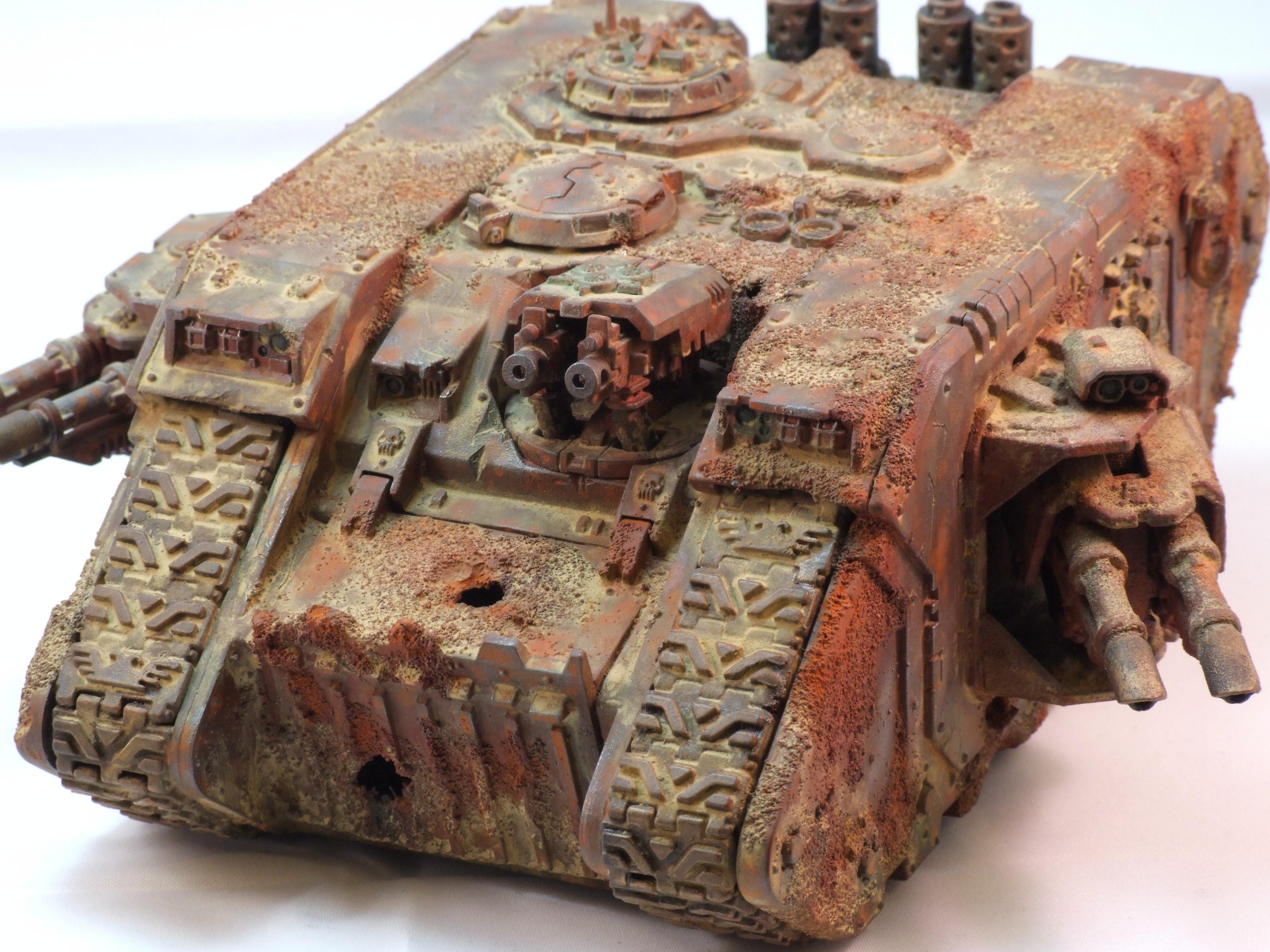 Chaos Space Marines, Conversion, Death Guard, Land Raider, Plague Marines, Warhammer 40,000