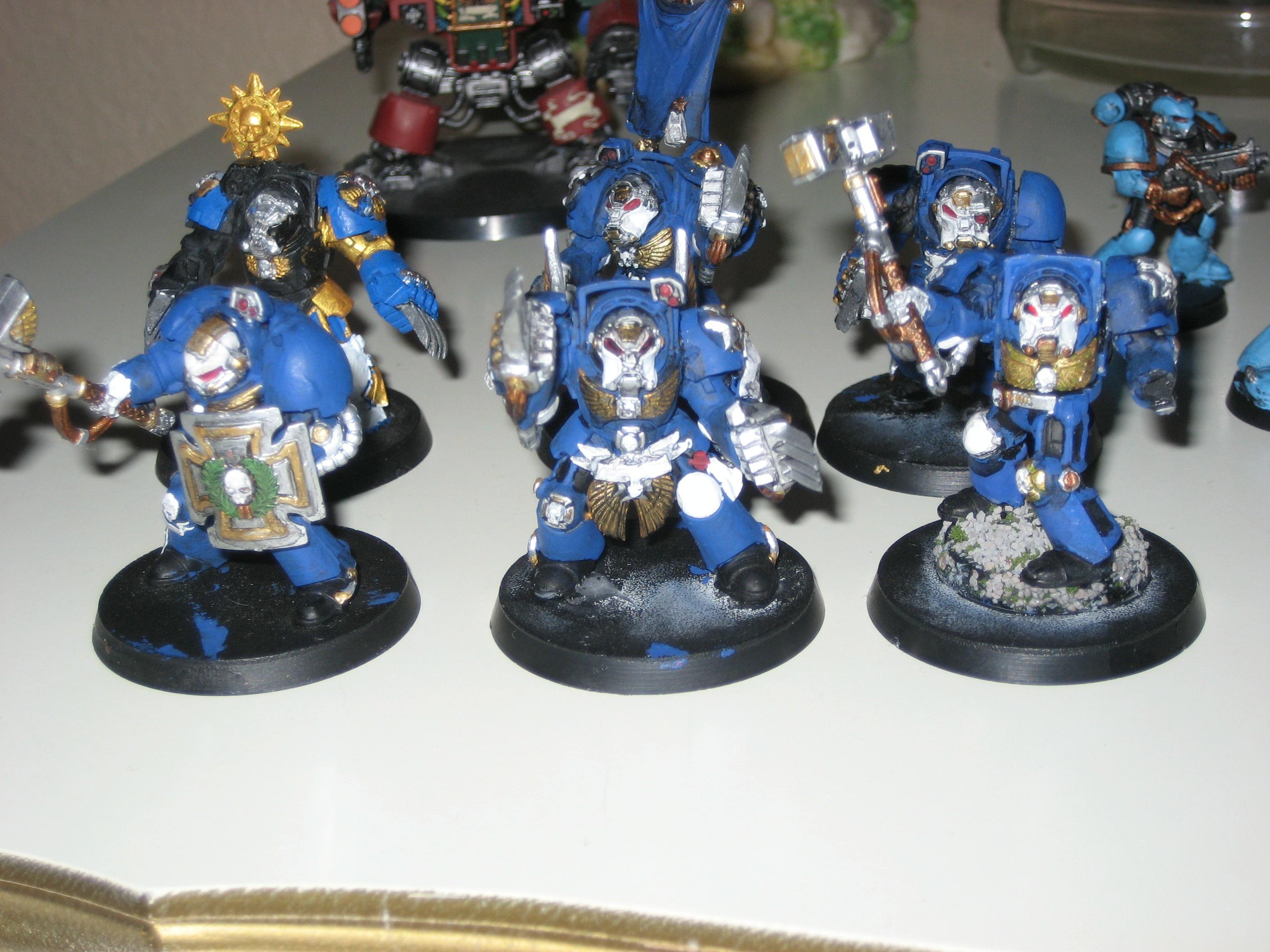 Space Marines, Terminator Armor, Ultramarines