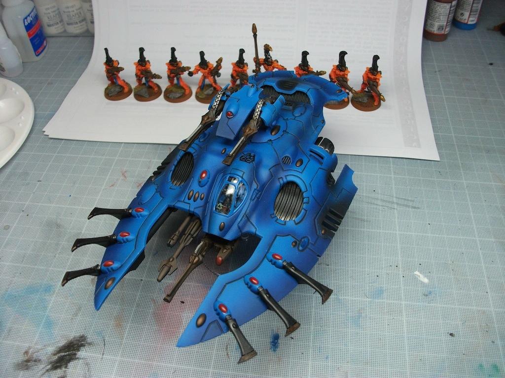 Airbush, Awesomesauce, Eldar, Fire Dragon, Wave Serpent