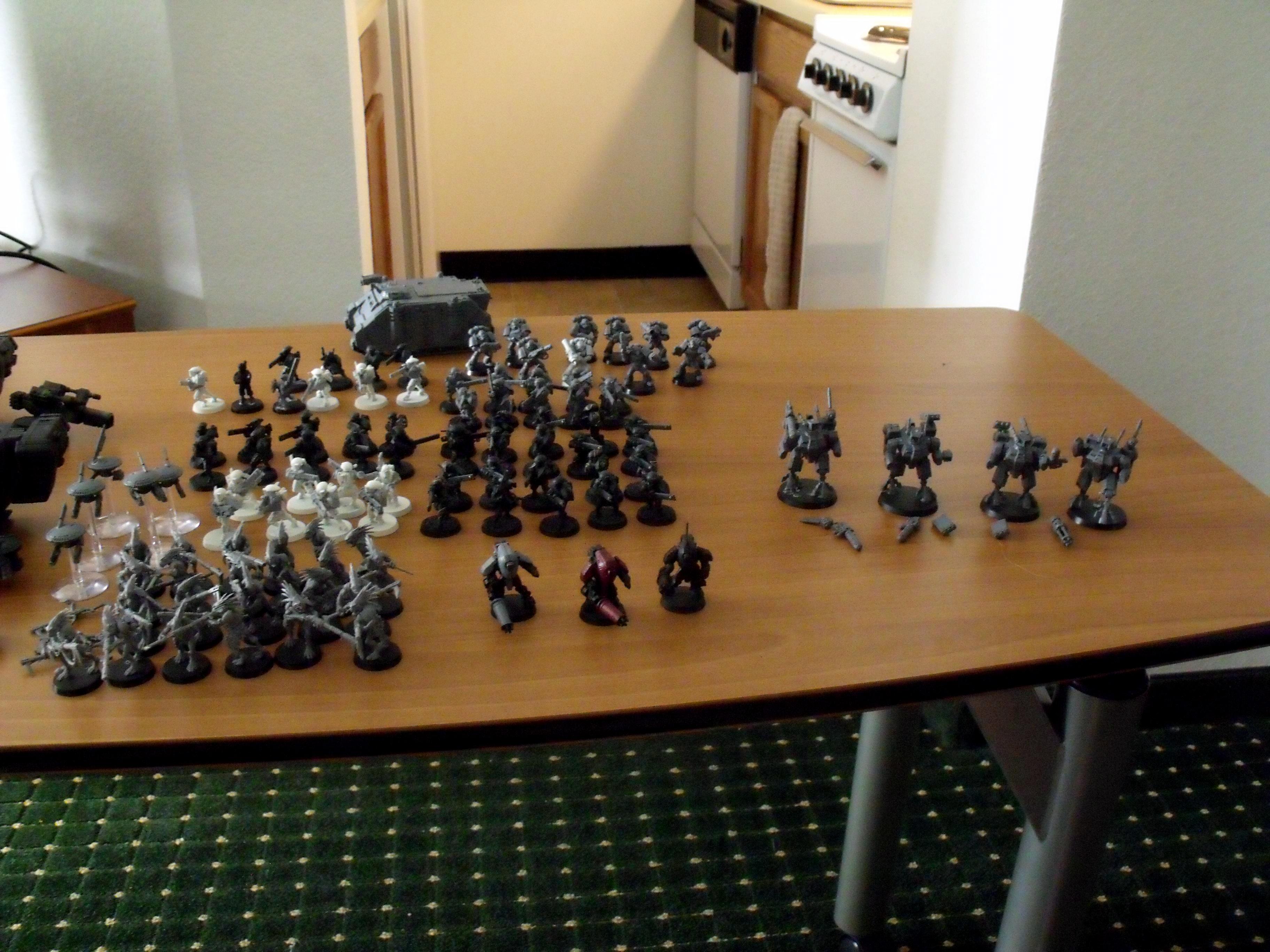 Army, Tau, Unainted, Unfinished