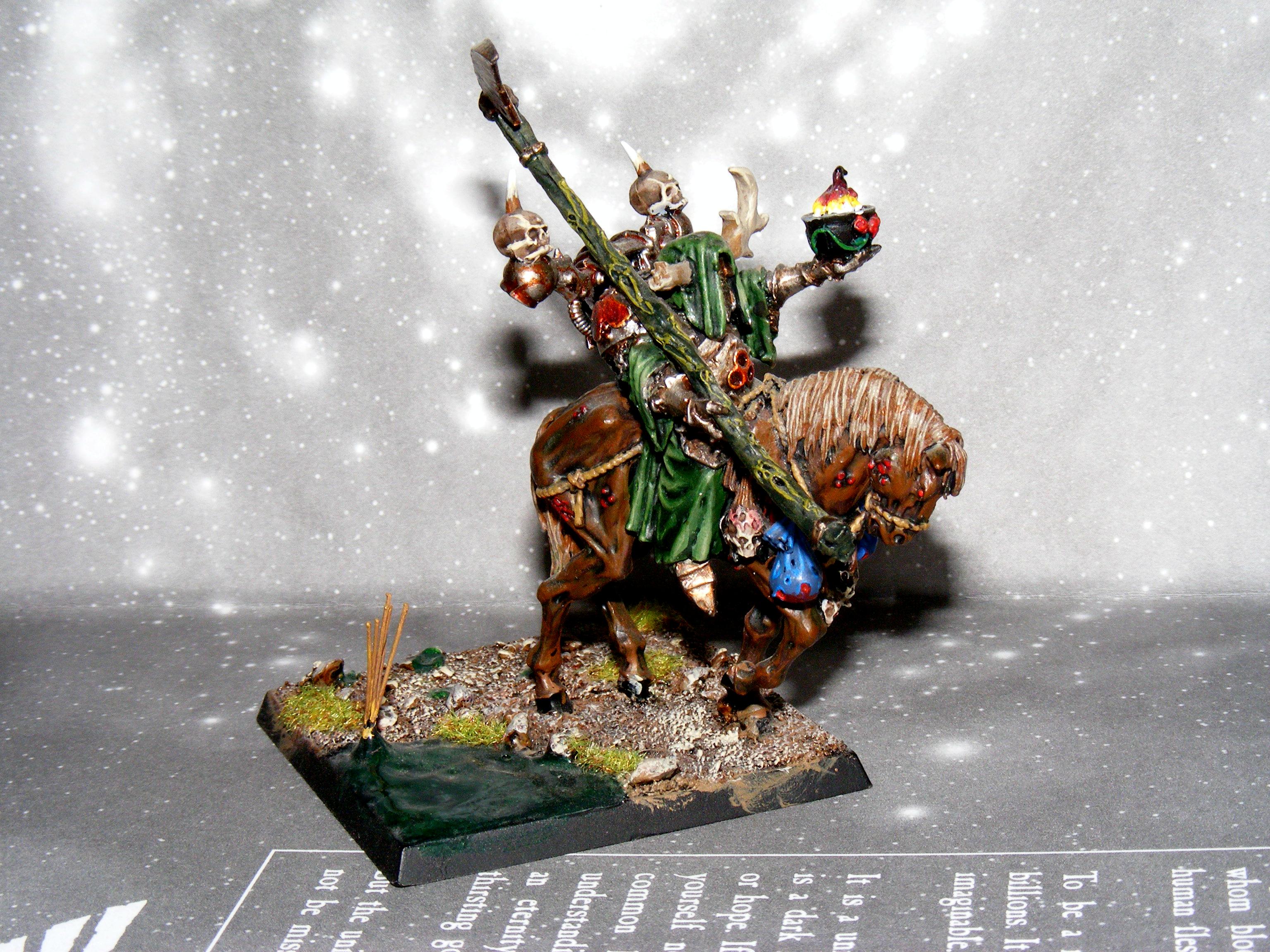 Chaos, Horse, Mounted, Nurgle, Plague, Sorcerer