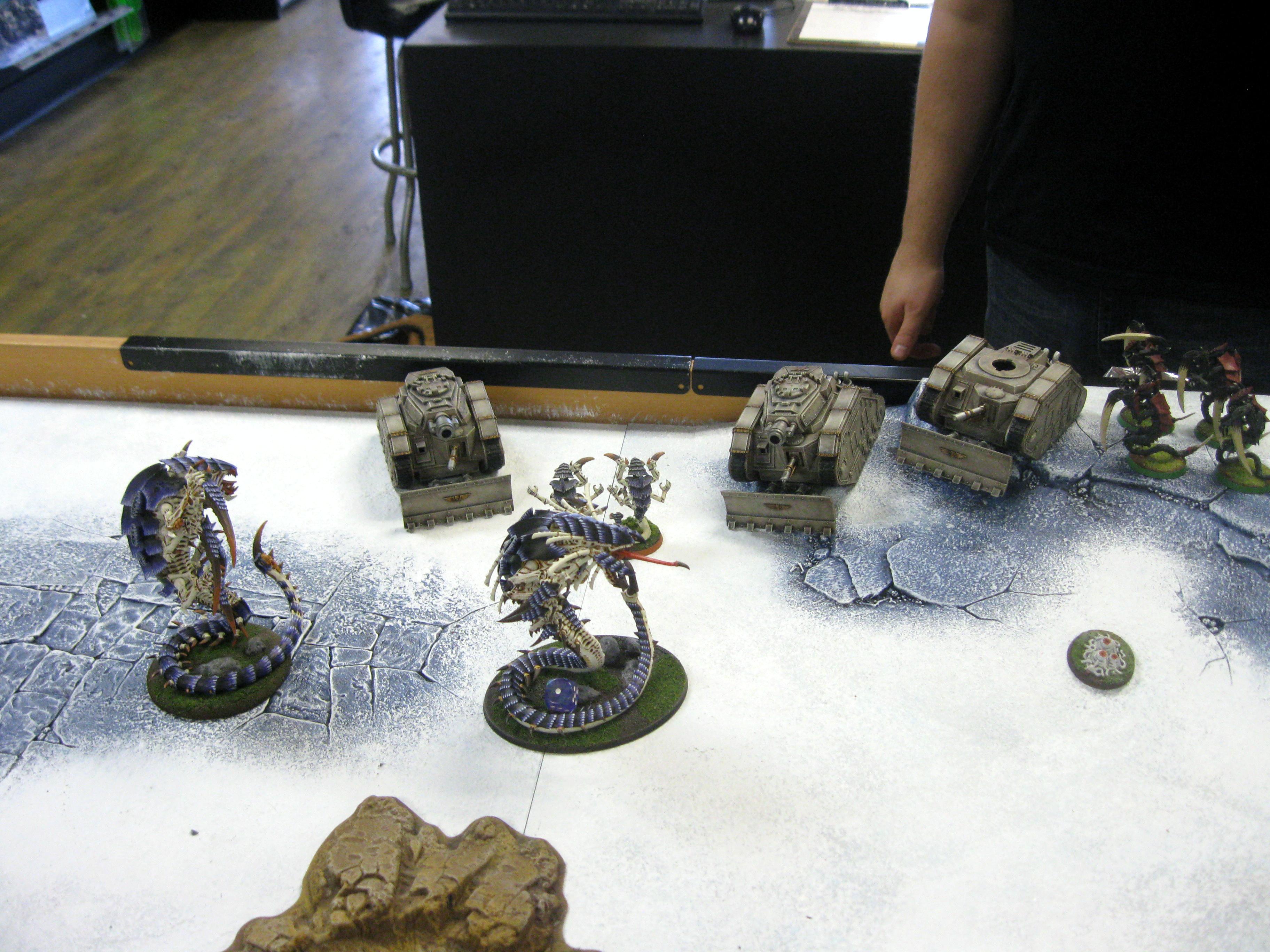 Bensapoc, Imperial Guard, Leman Russ, Mawloc, Tyranids