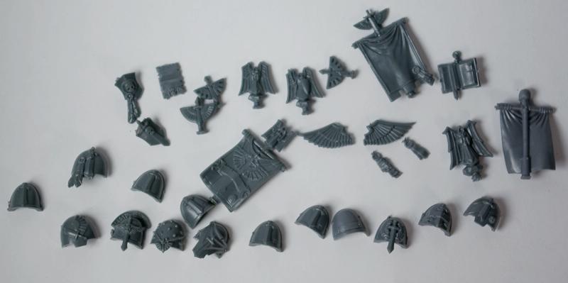 Bits, Dark Angels, Peices, Shoulder Pads