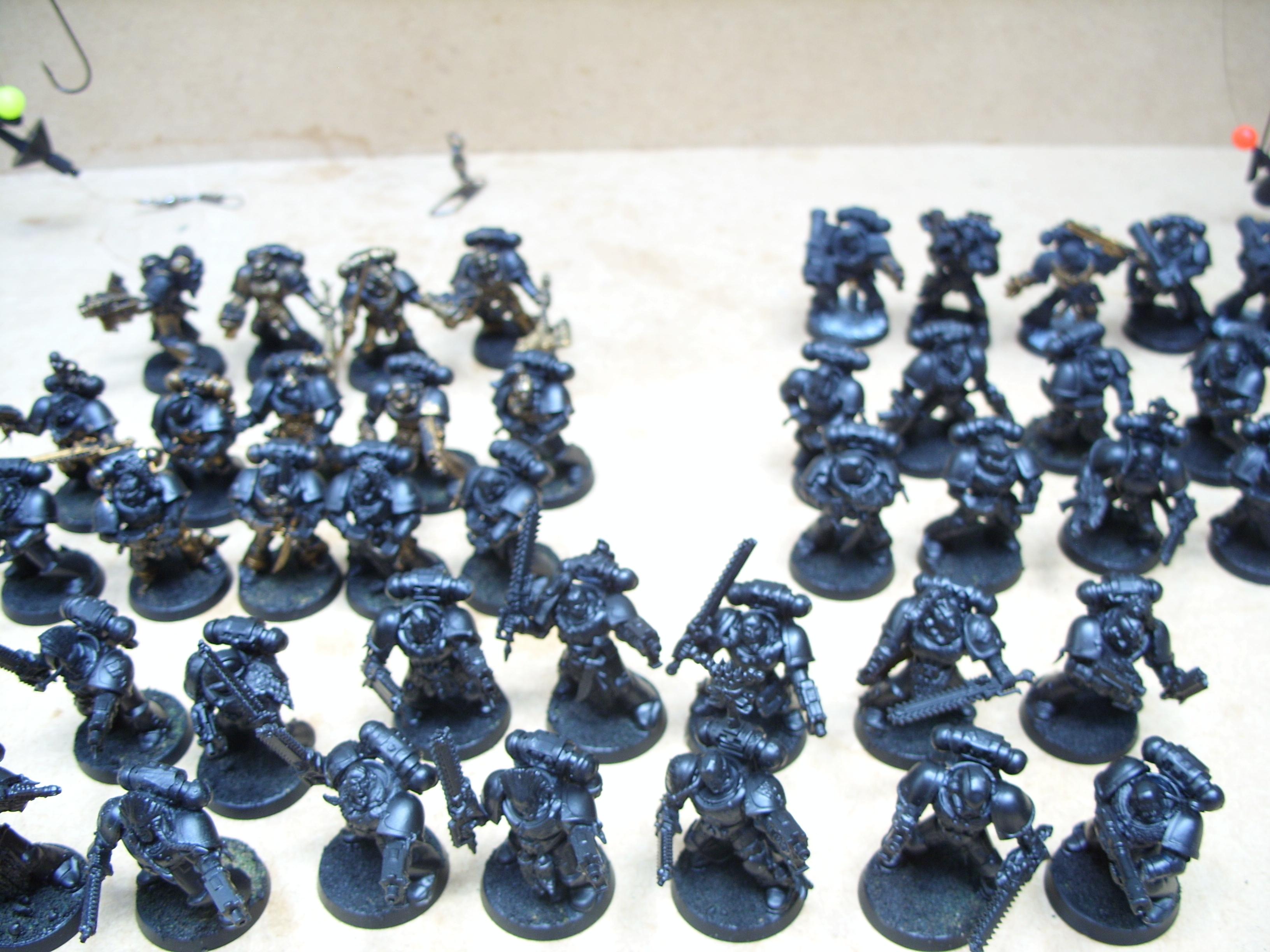 Space Wolves, All the unpainted mini's