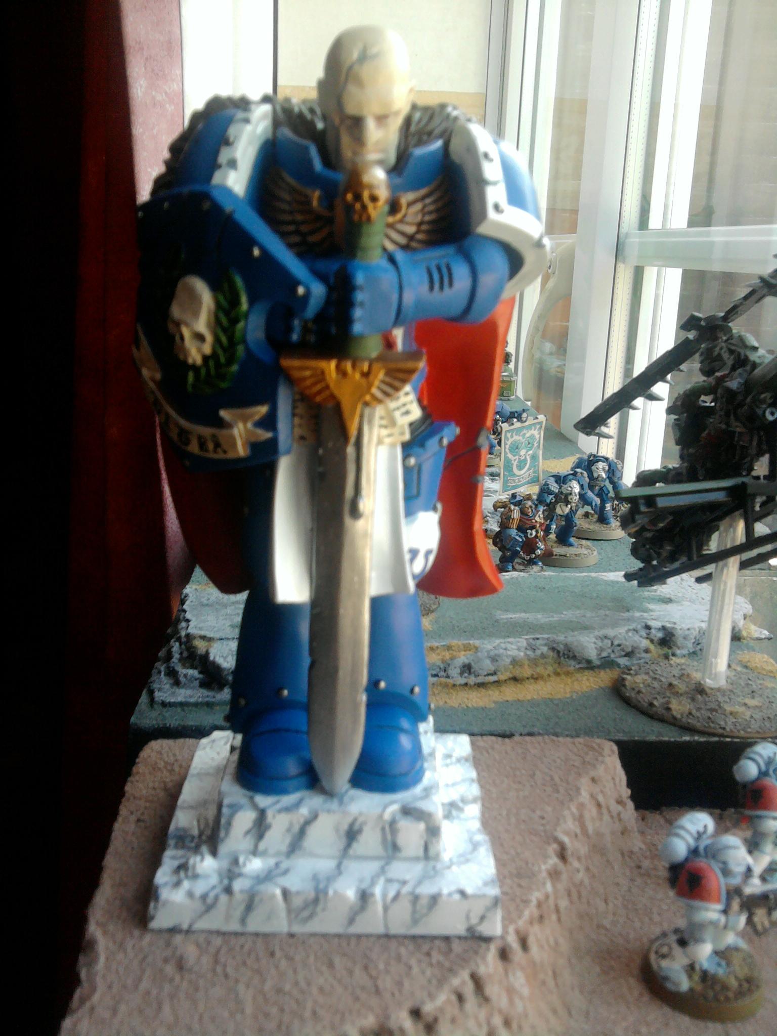 Adeptus Astartes, Honoured Imperium, Power Armour, Space Marines, Statue, Ultramarines