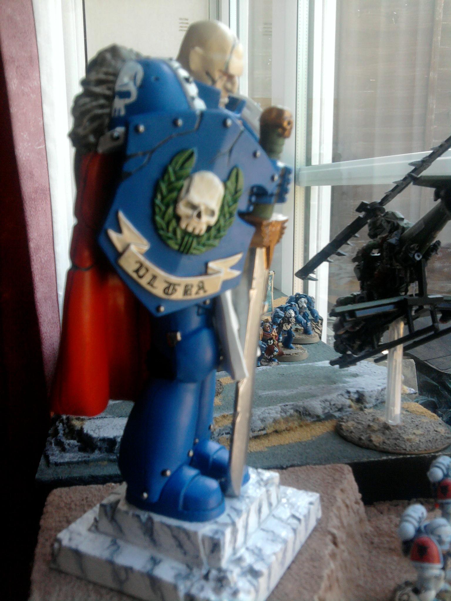 Adeptus Astartes, Honoured Imperium, Power Armour, Space Marines, Statue, Ultramarines