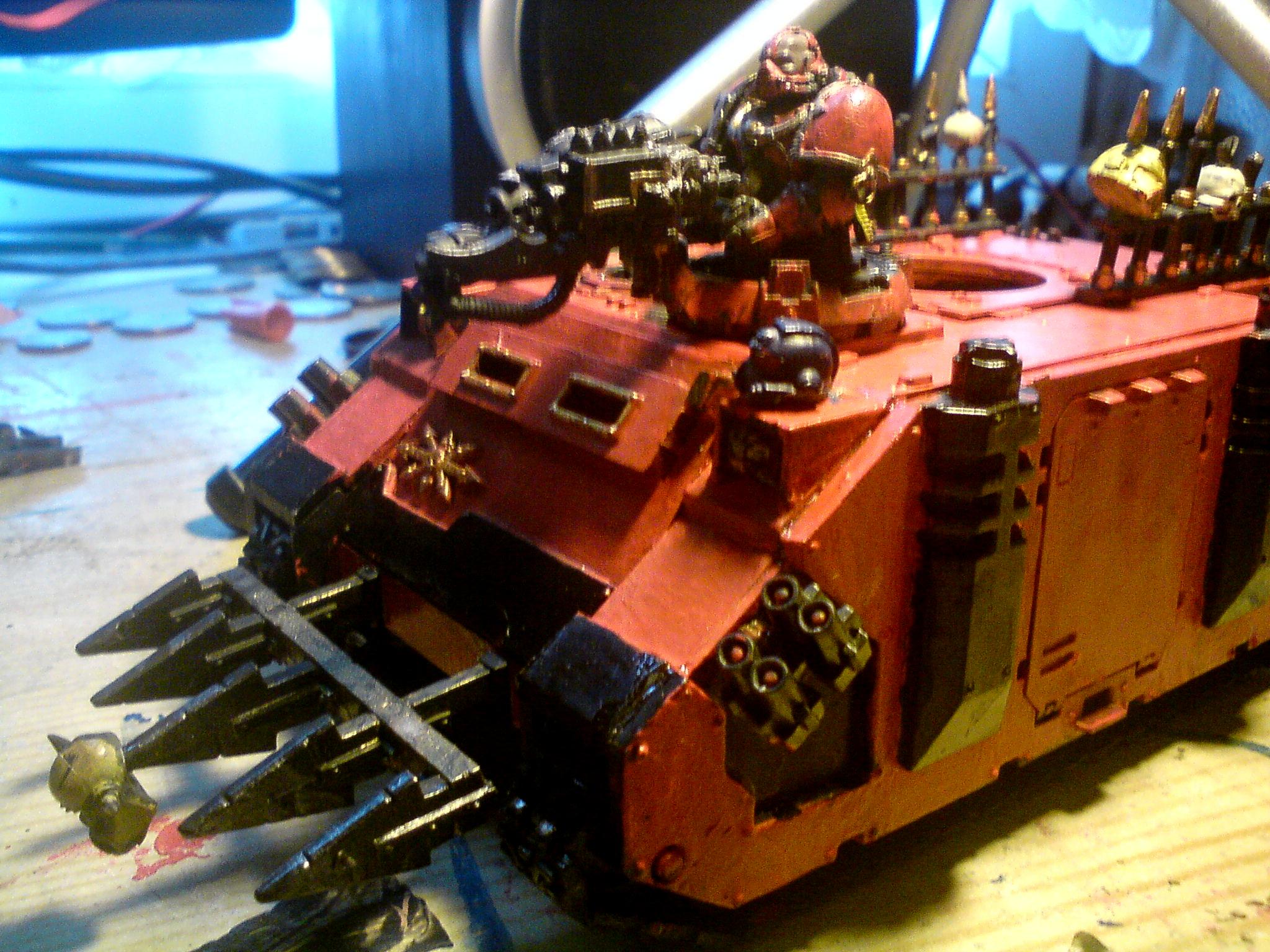 Chaos, Corsairs, Red, Rhino, Space Marines
