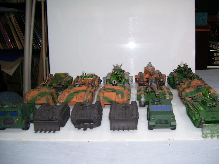 Imperial Guard, motor pool
