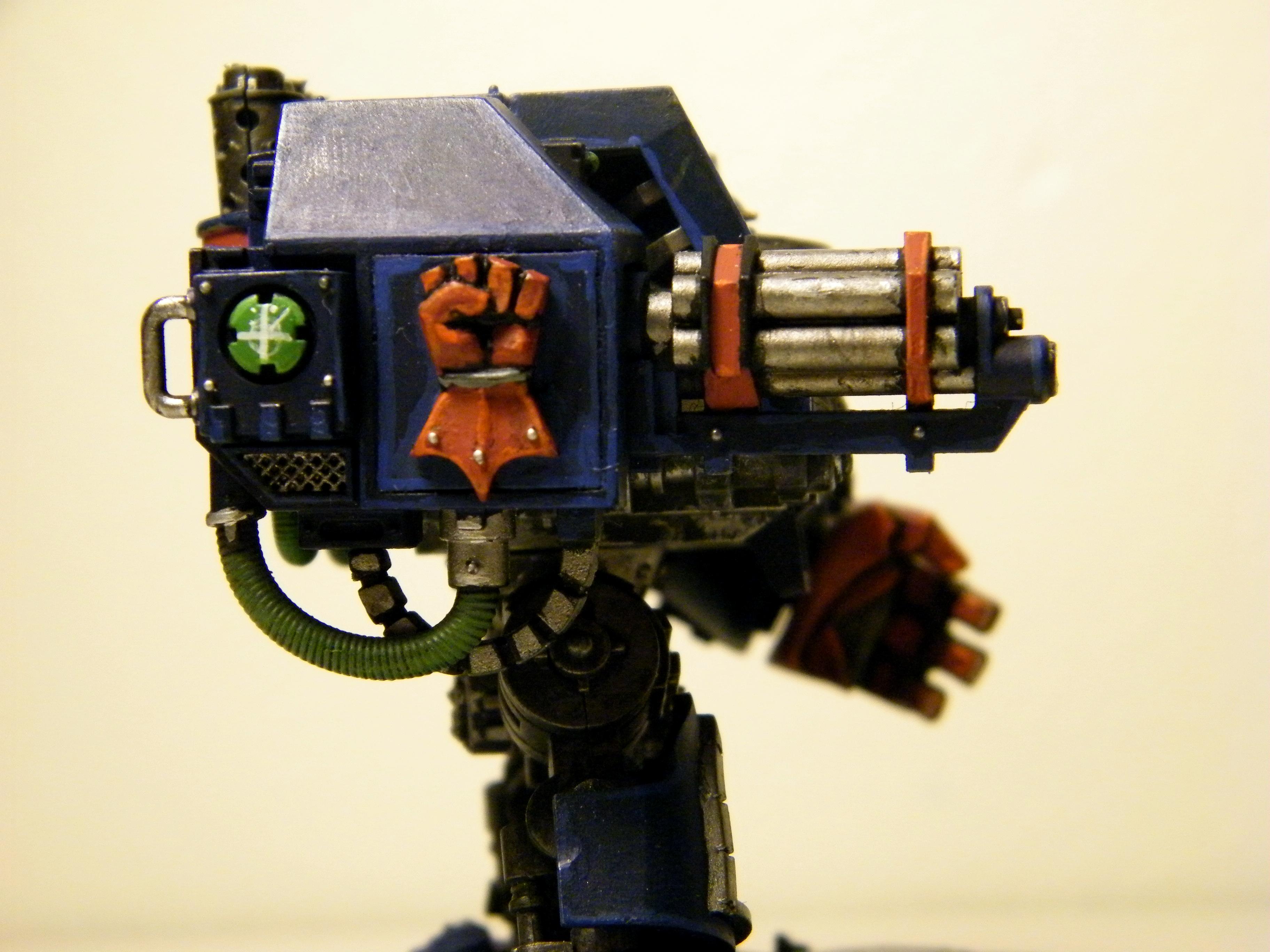 Crimson Fist, Crimson Fists, Space Marine Venerable Dreadnought, Space Marines