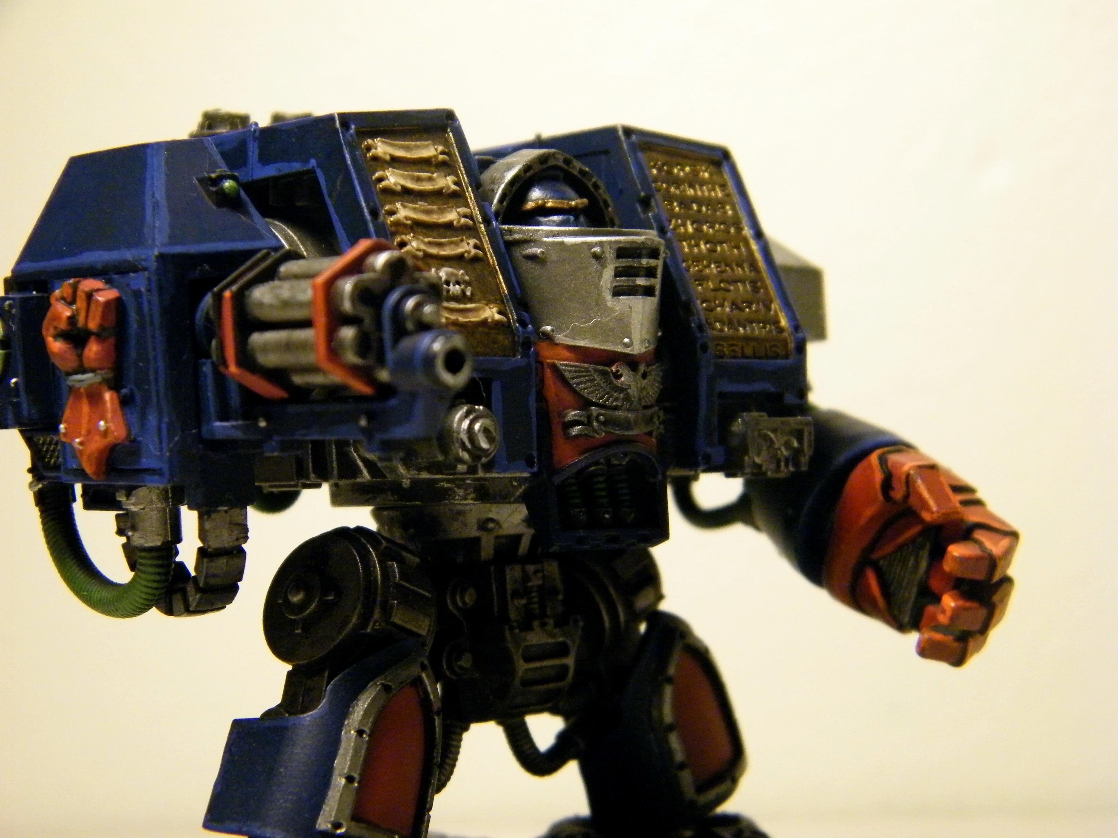 Crimson Fist, Crimson Fists, Space Marine Venerable Dreadnought, Space Marines